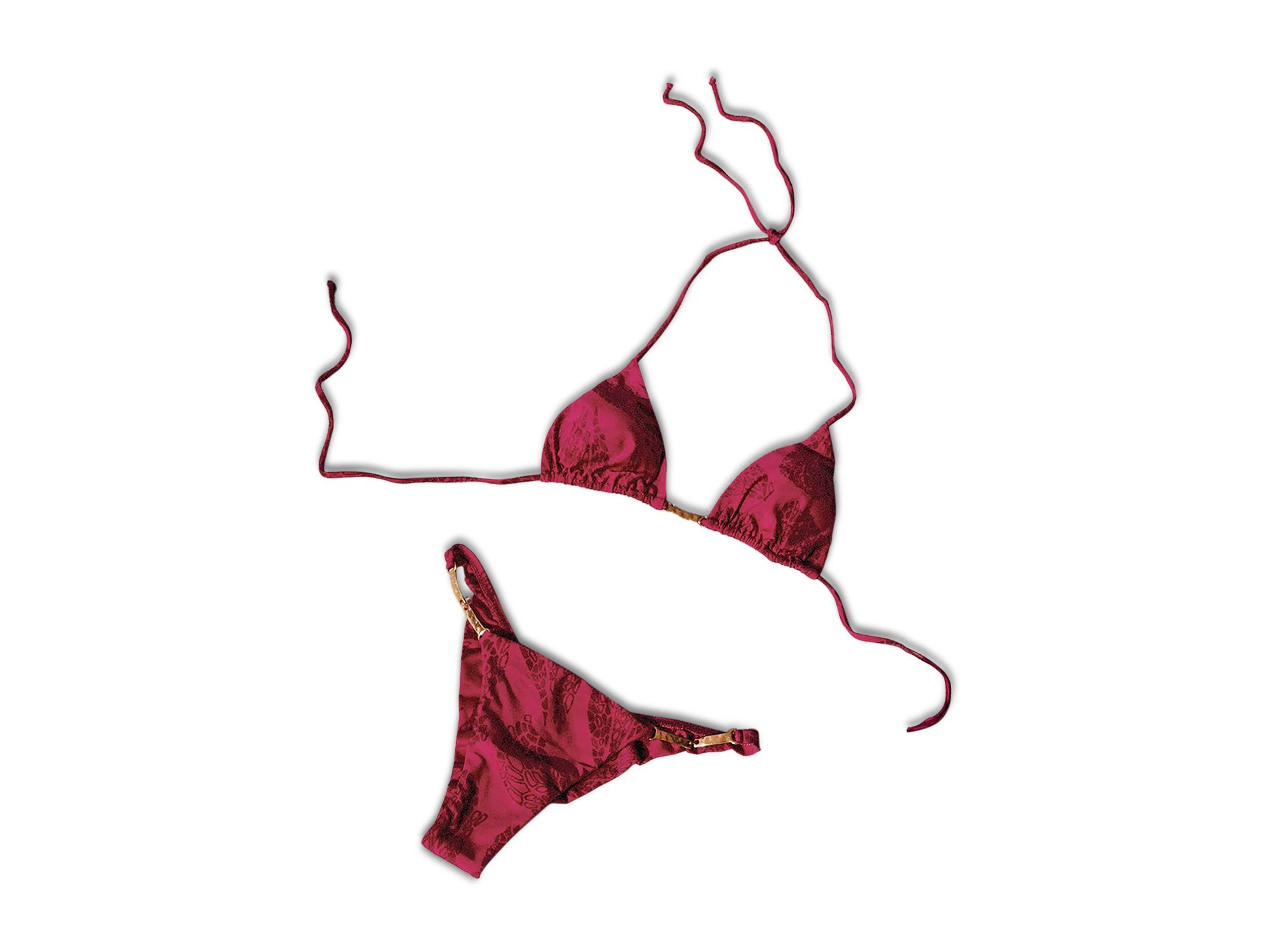 Roseate Candice Triangle Bikini Top & Full Coverage Bikini Bottom — Image 14