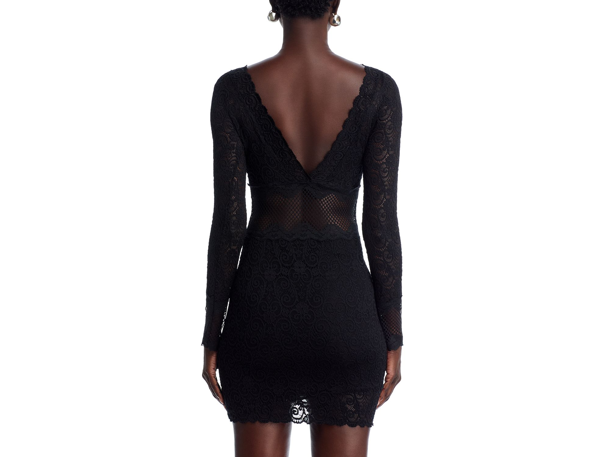 Cheval Lace Mini Dress — Image 3