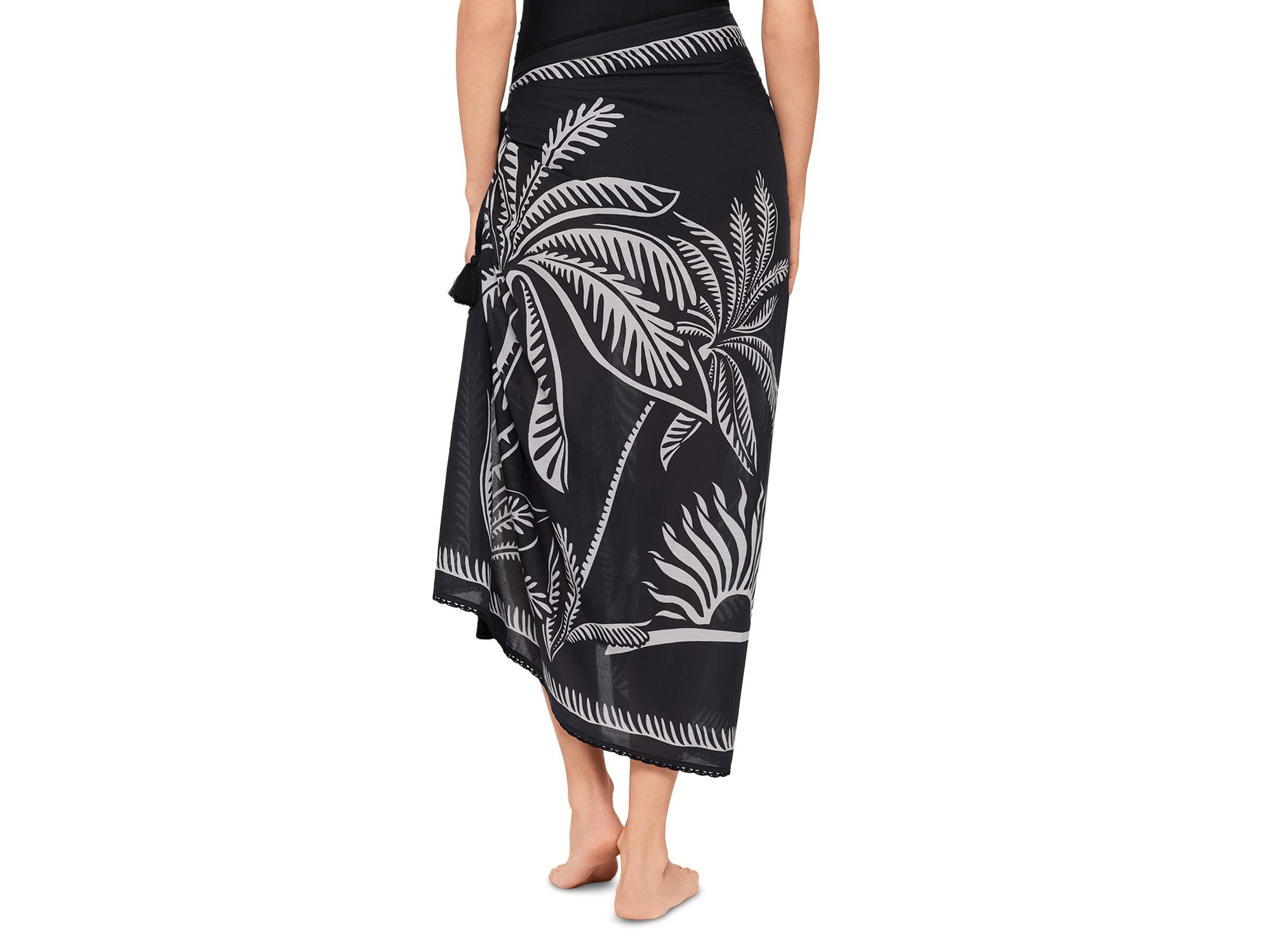 Hearts of Palm Pareo Swim Cover-Up — Image 4