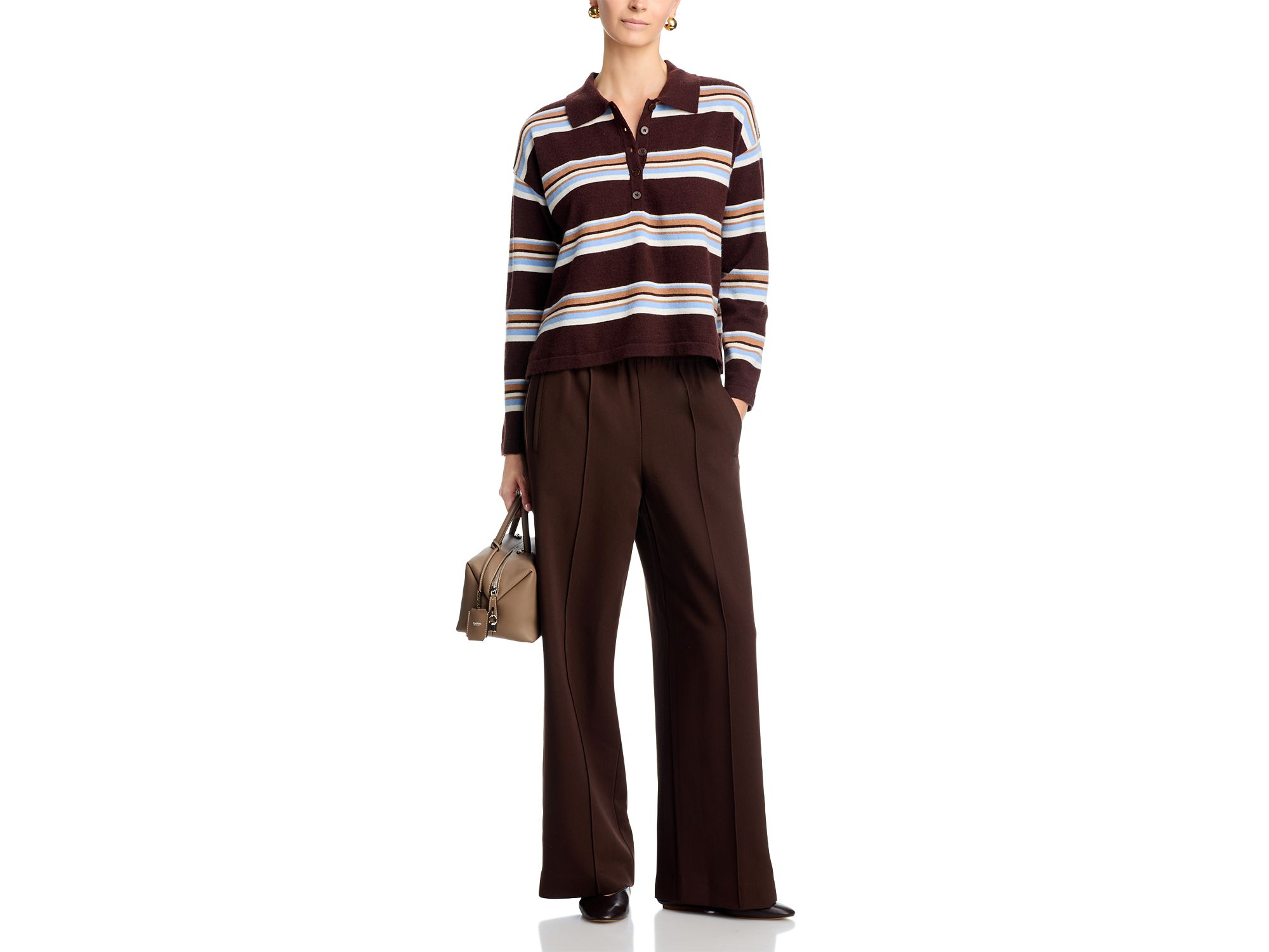 Striped Polo Top - Exclusive — Image 4