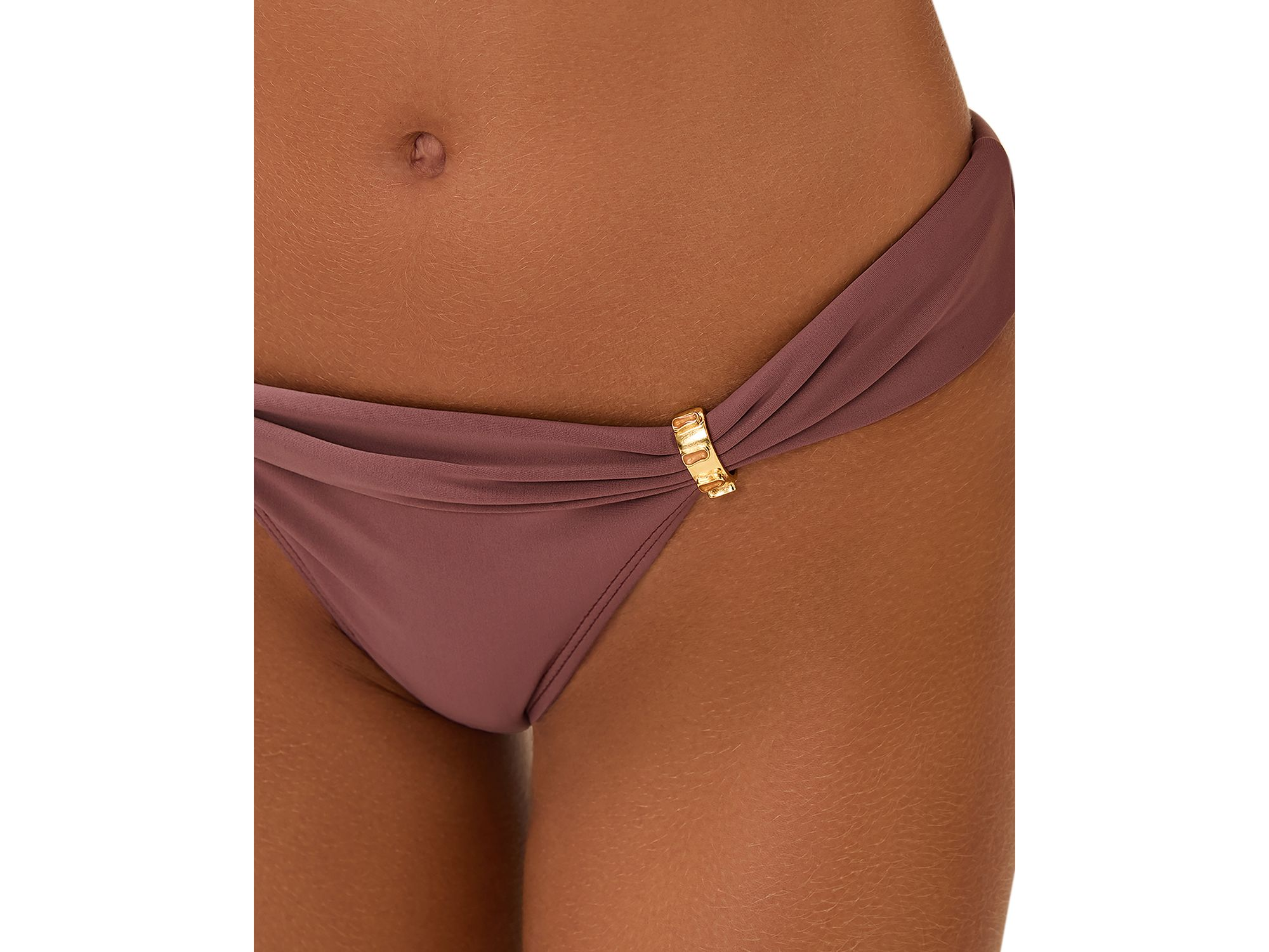 Bia Halter Bikini Top & Solid Bia Tube Full Coverage Bikini Bottom — Image 3