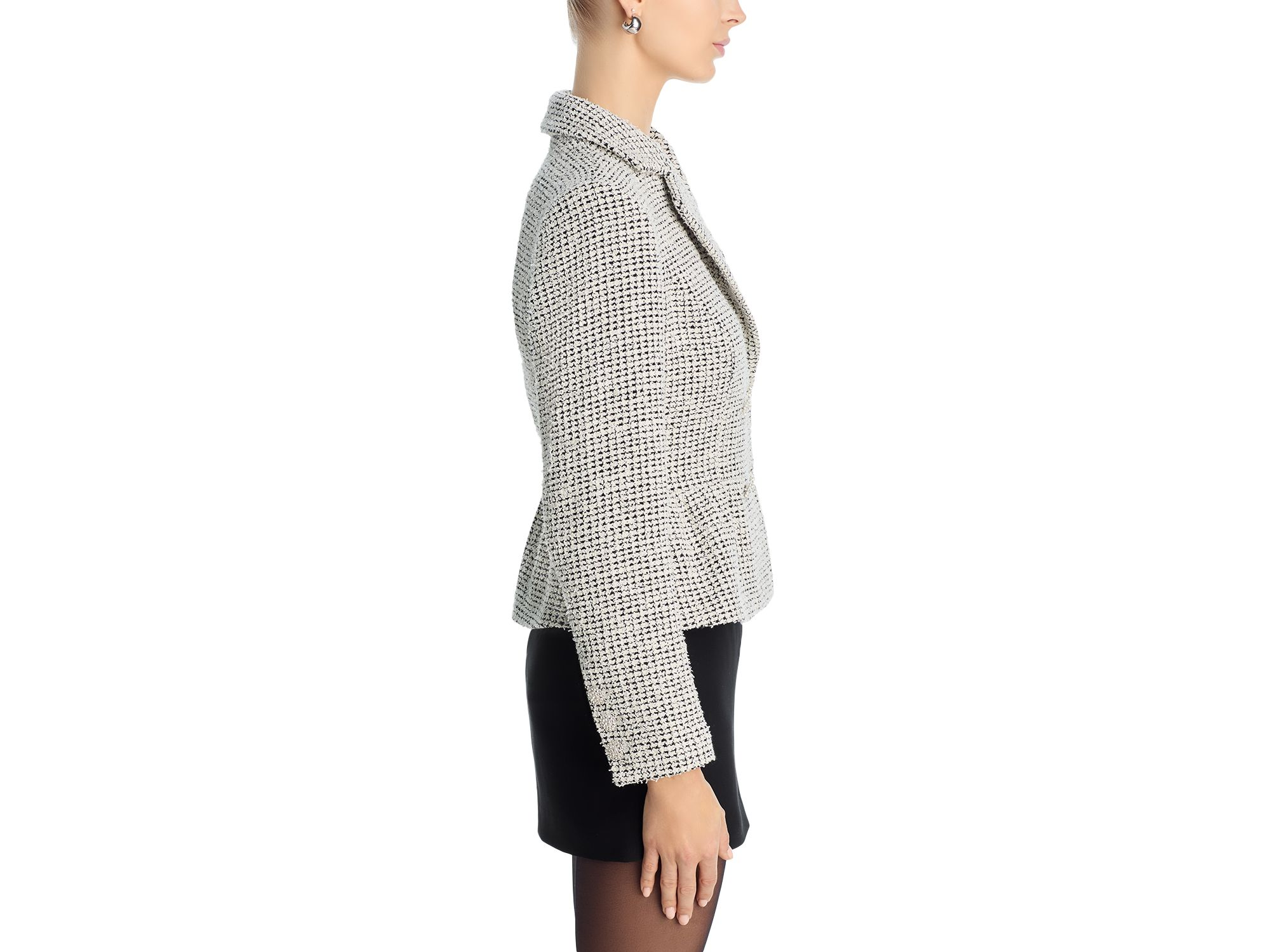 Tweed Flounce Blazer - Exclusive — Image 5