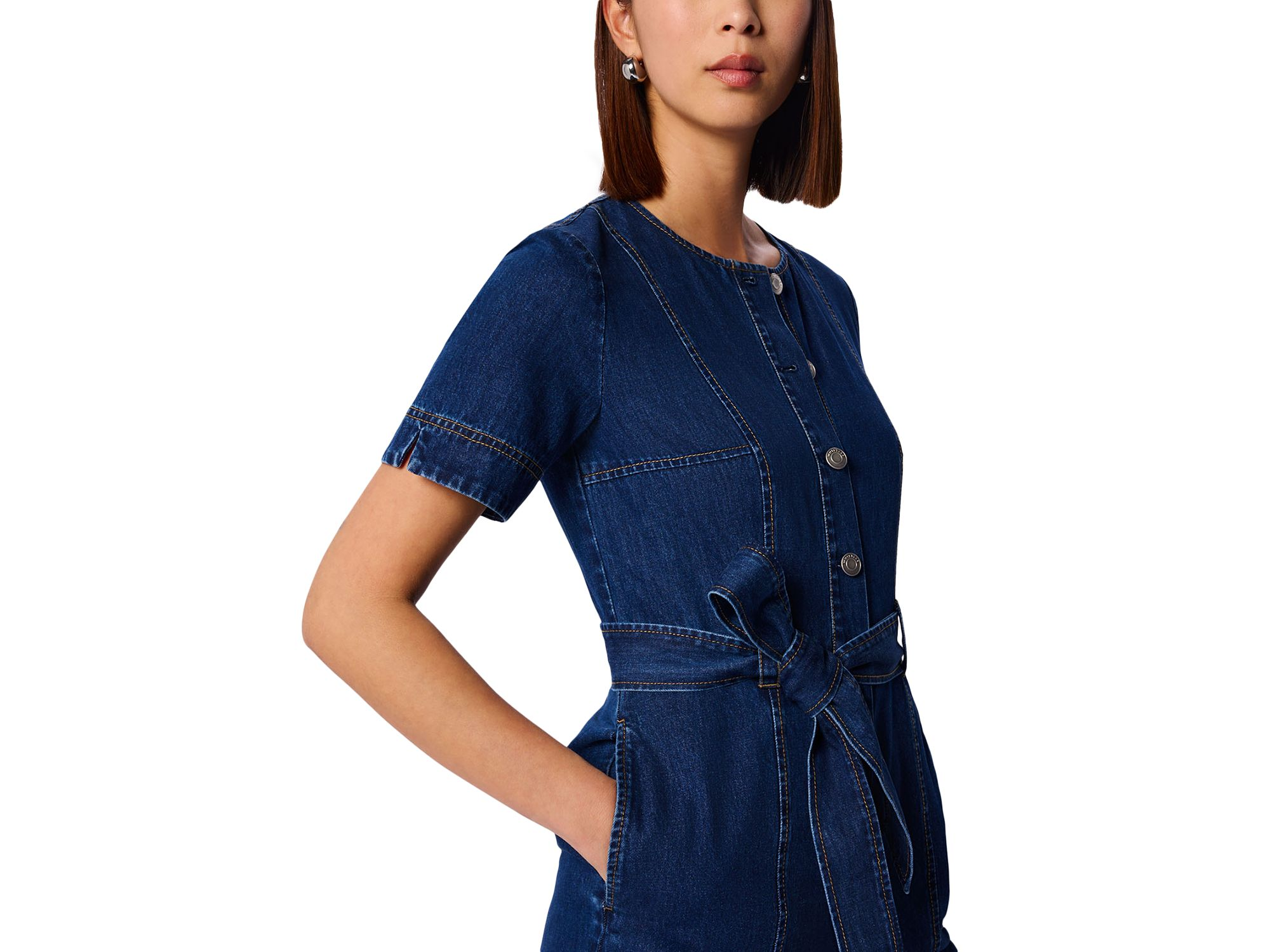 Button Down Jumpsuit — Image 3