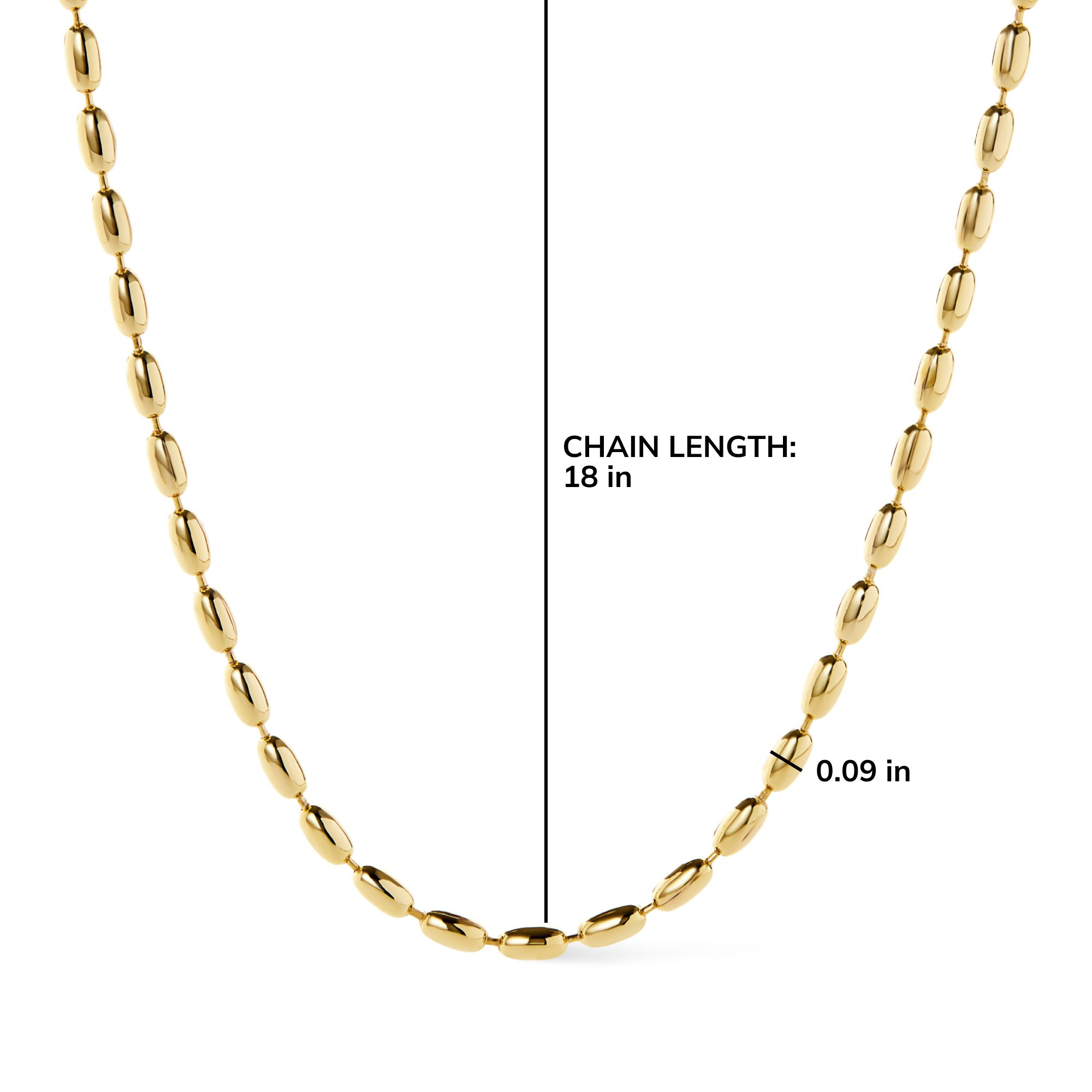 Capri Ball Chain Necklace — Image 5