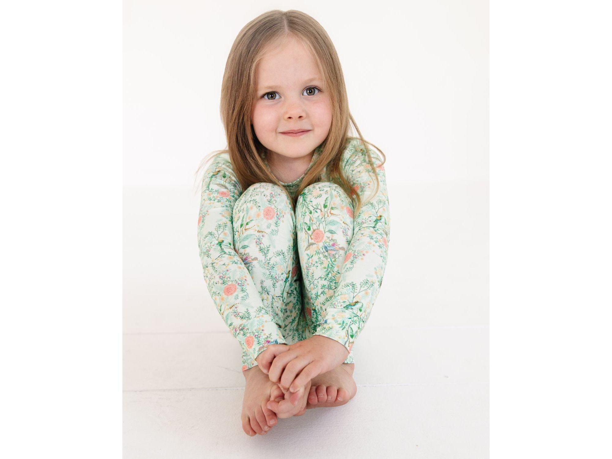 Girls' Sage Blossom Pajama Set - Baby, Little Kid — Image 7
