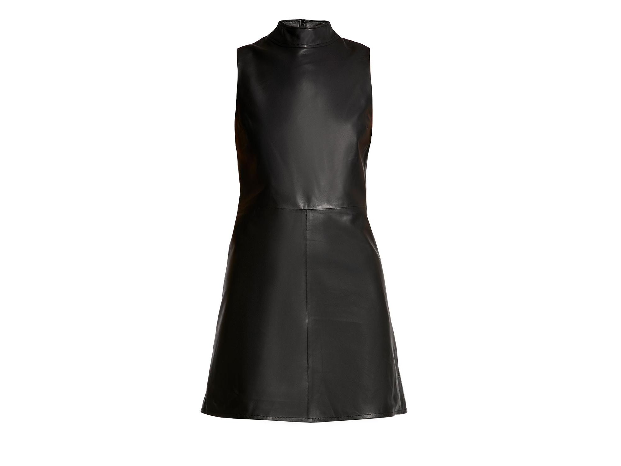 Crawford Upcycled Leather Dress — Image 6