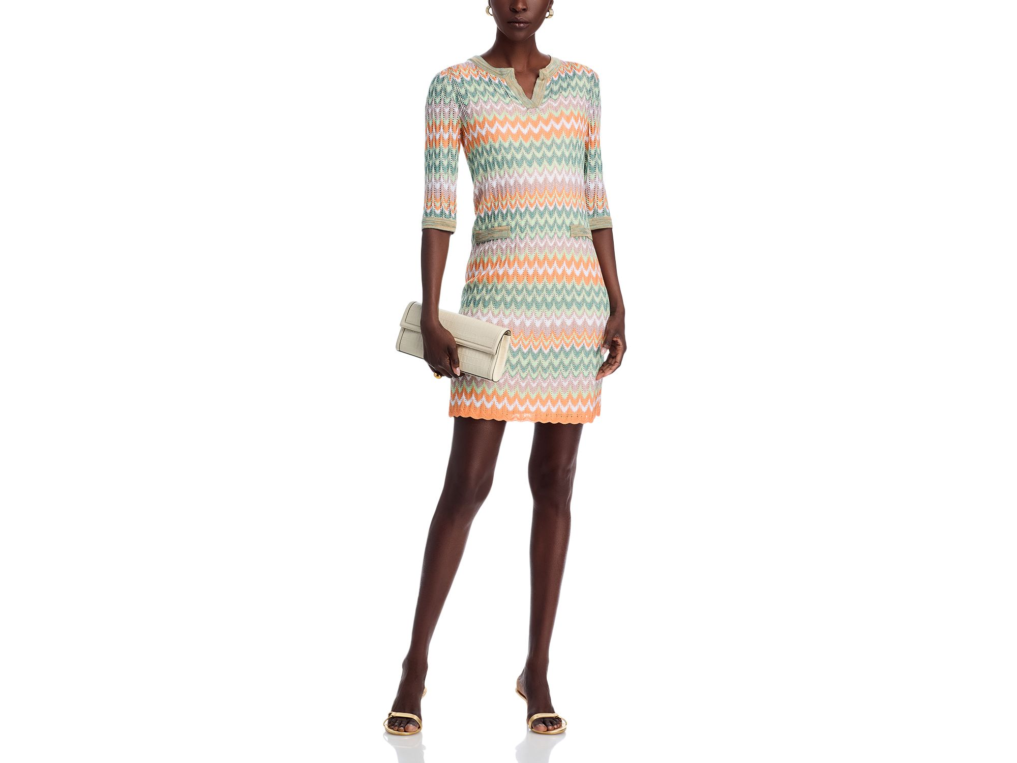 Knit Shift Dress — Image 5