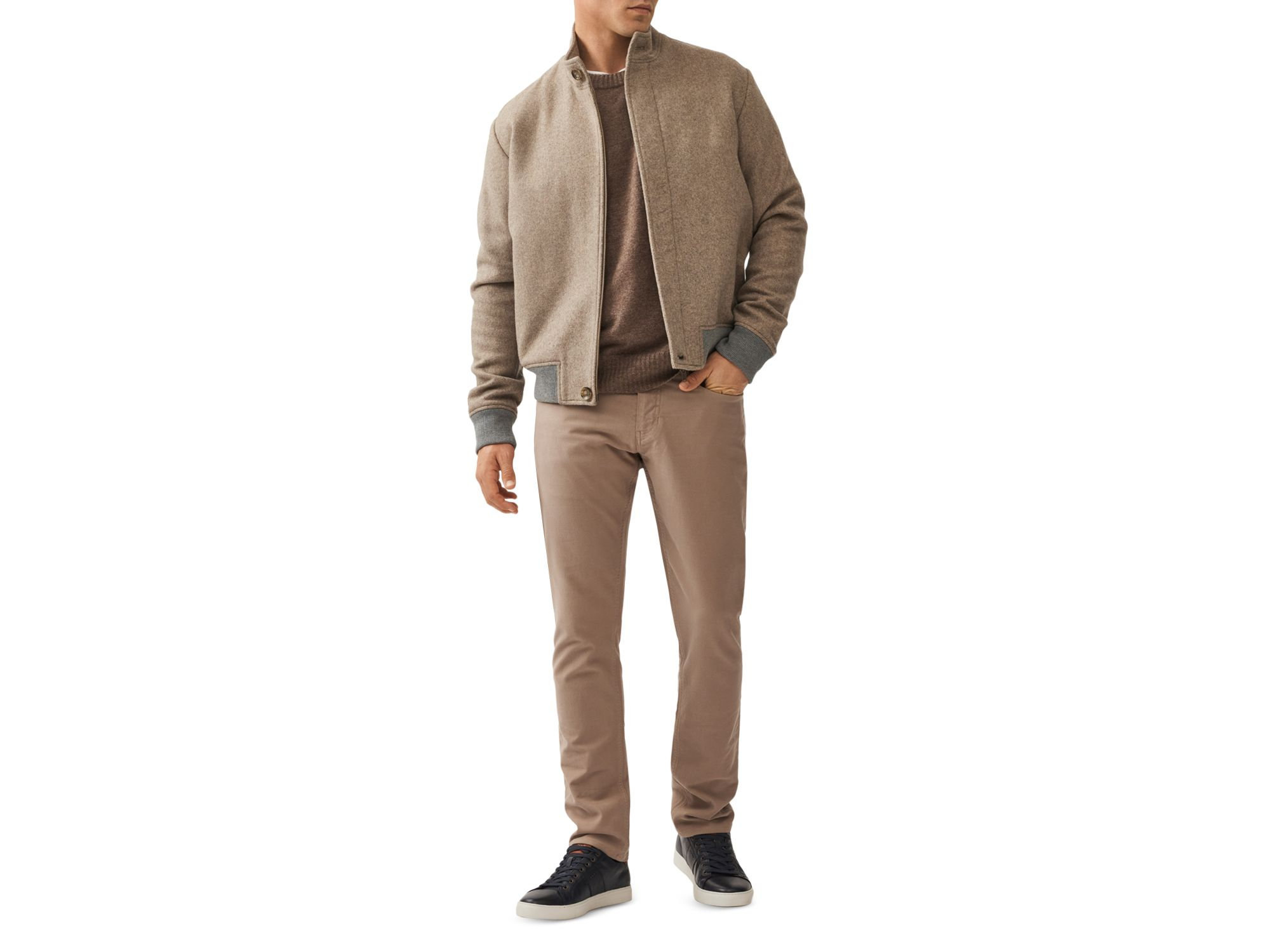 Lake Taylor Wool & Nylon Bomber Jacket — Image 3