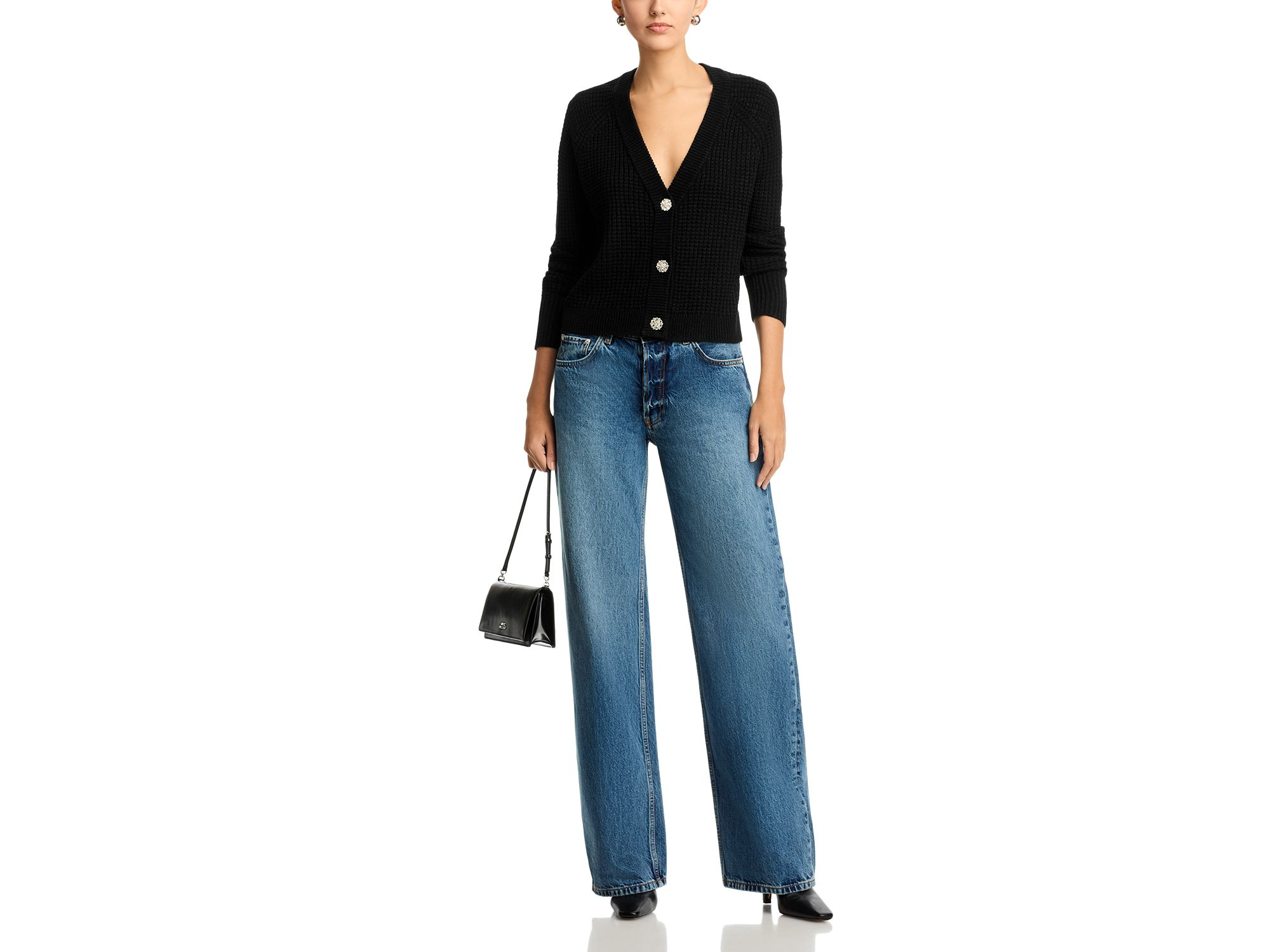 Metallic Knit Cardigan — Image 4