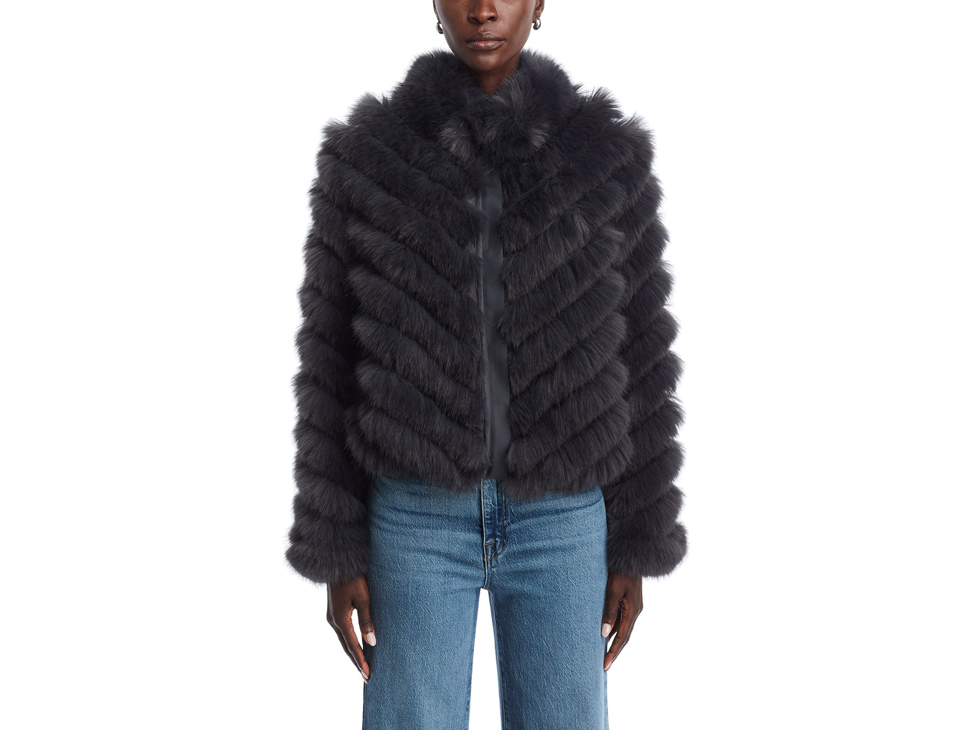 Reversible Faux Fur Jacket — Image 5