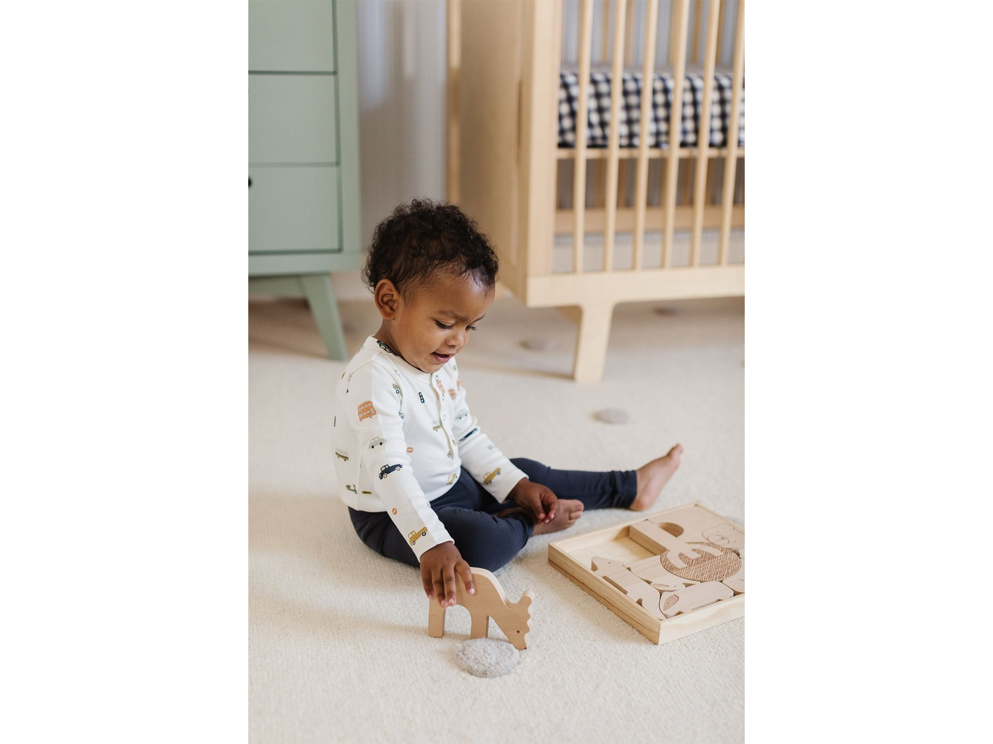 Unisex Henley One Piece - Baby — Image 4