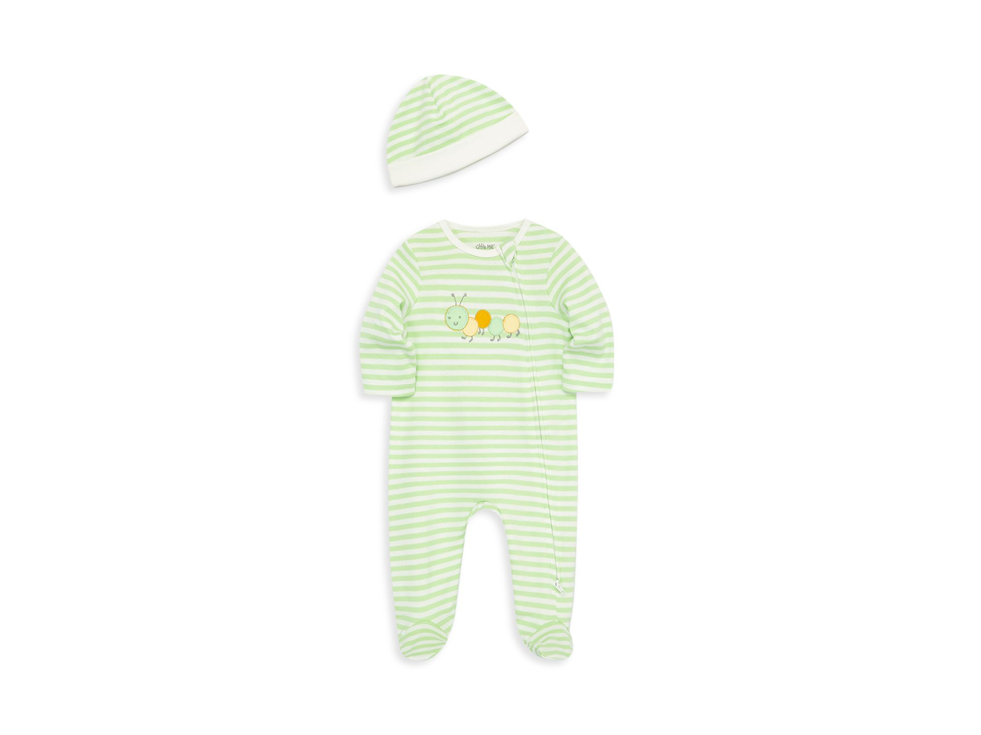 Boys' Caterpillar Footie & Hat Set - Baby — Image 4