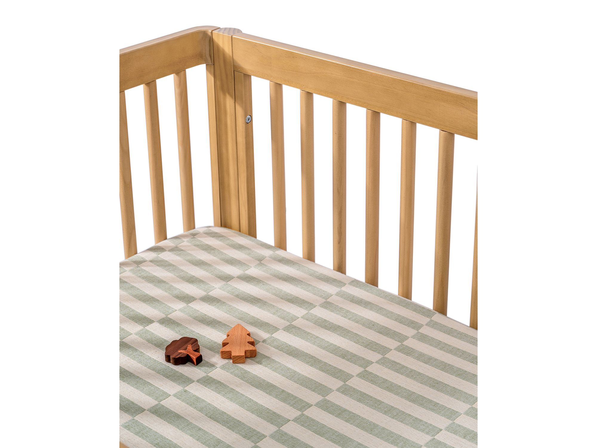 All Stages Midi Crib Sheet in Muslin Cotton — Image 5