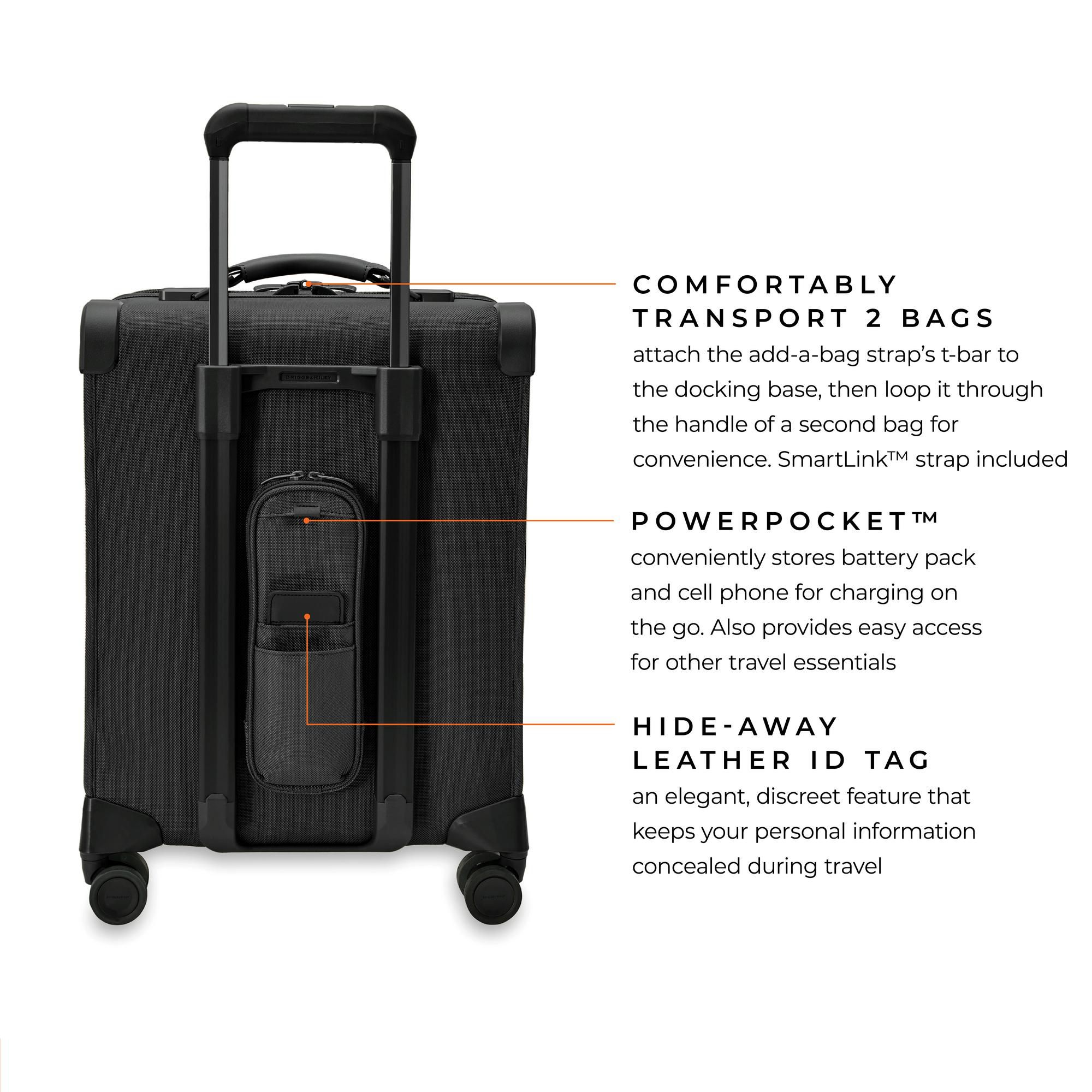 Baseline Global Carry On Spinner Suitcase — Image 9