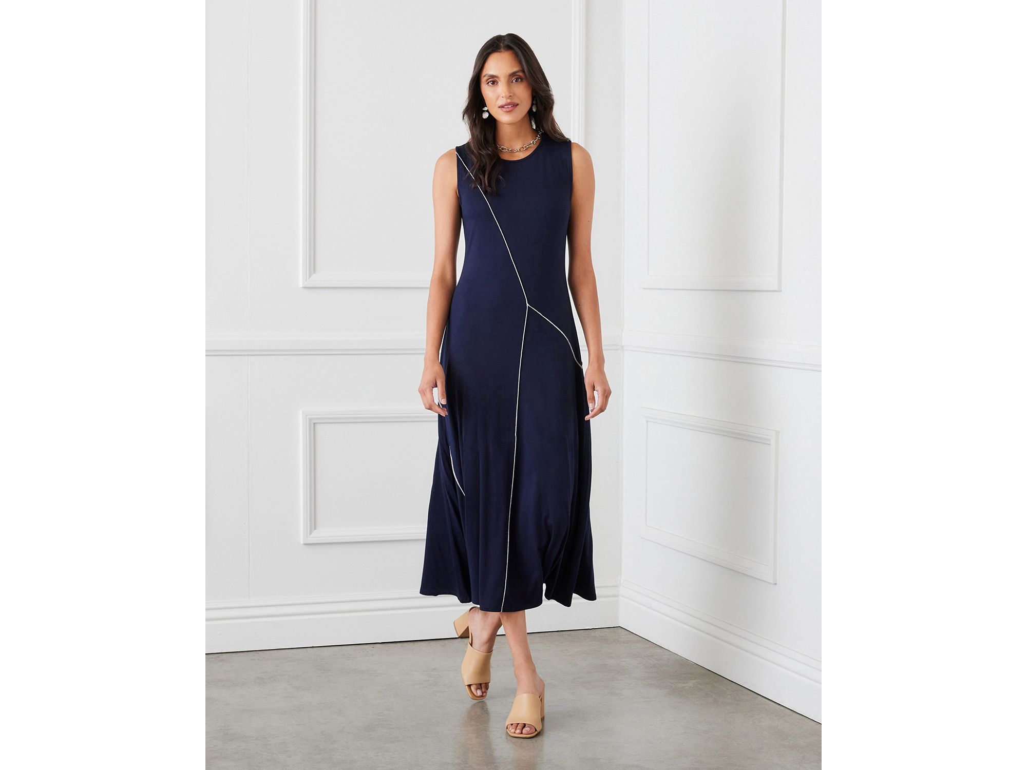 Reverse Seam Midi Dress — Image 4