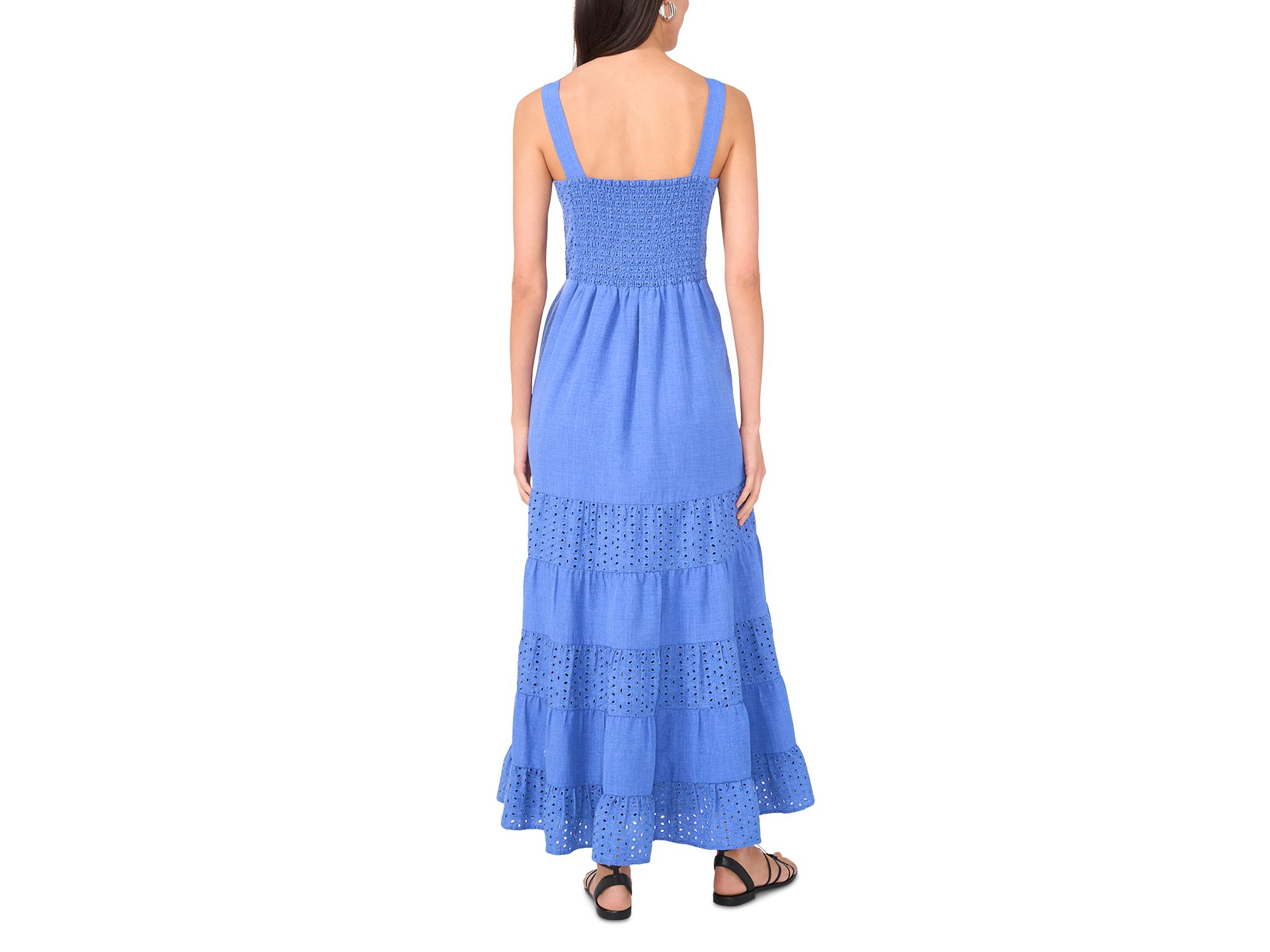 Eyelet Tiered Maxi Dress — Image 3