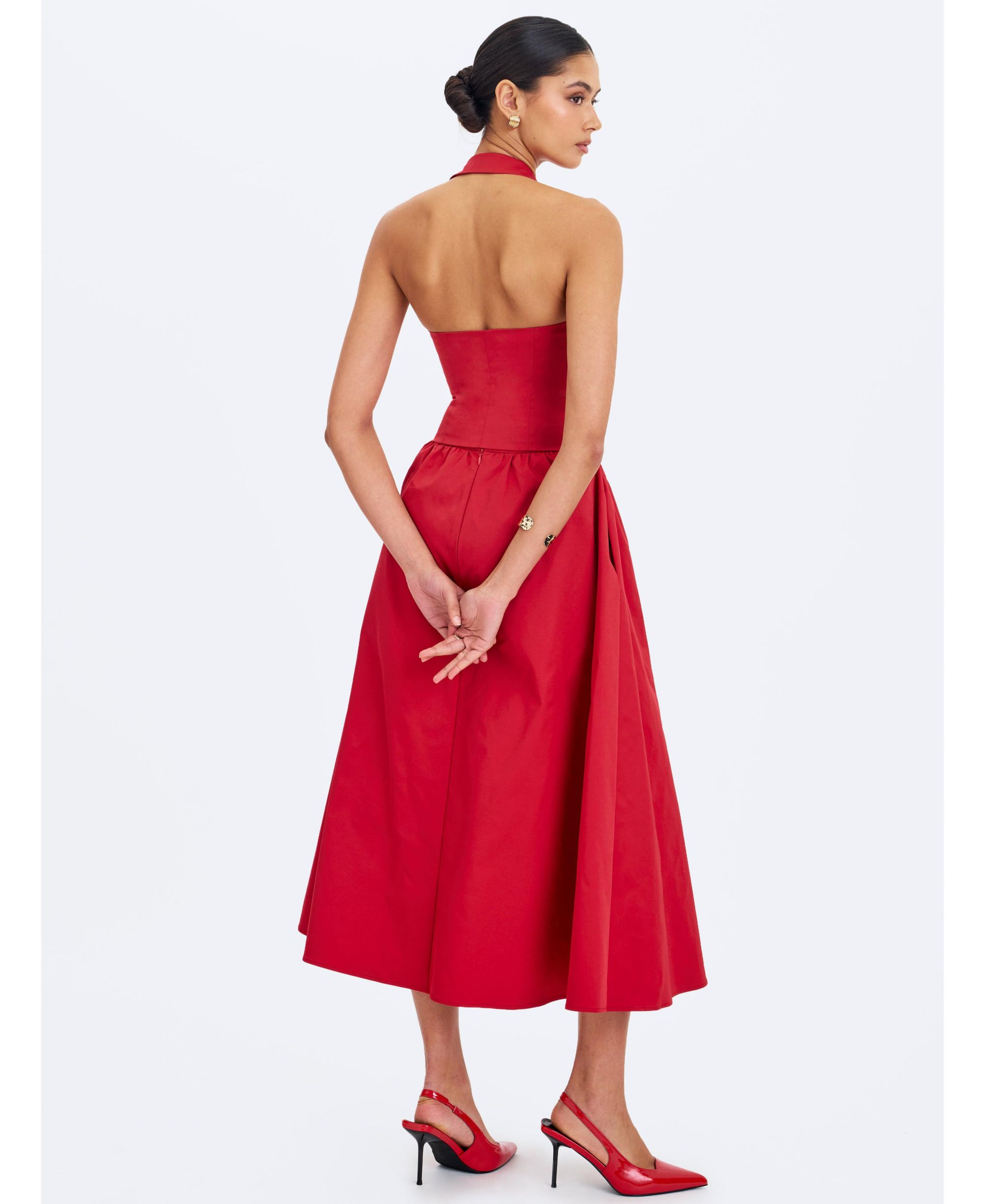 Ursella Halter Single-Breasted Lapel Top — Image 4