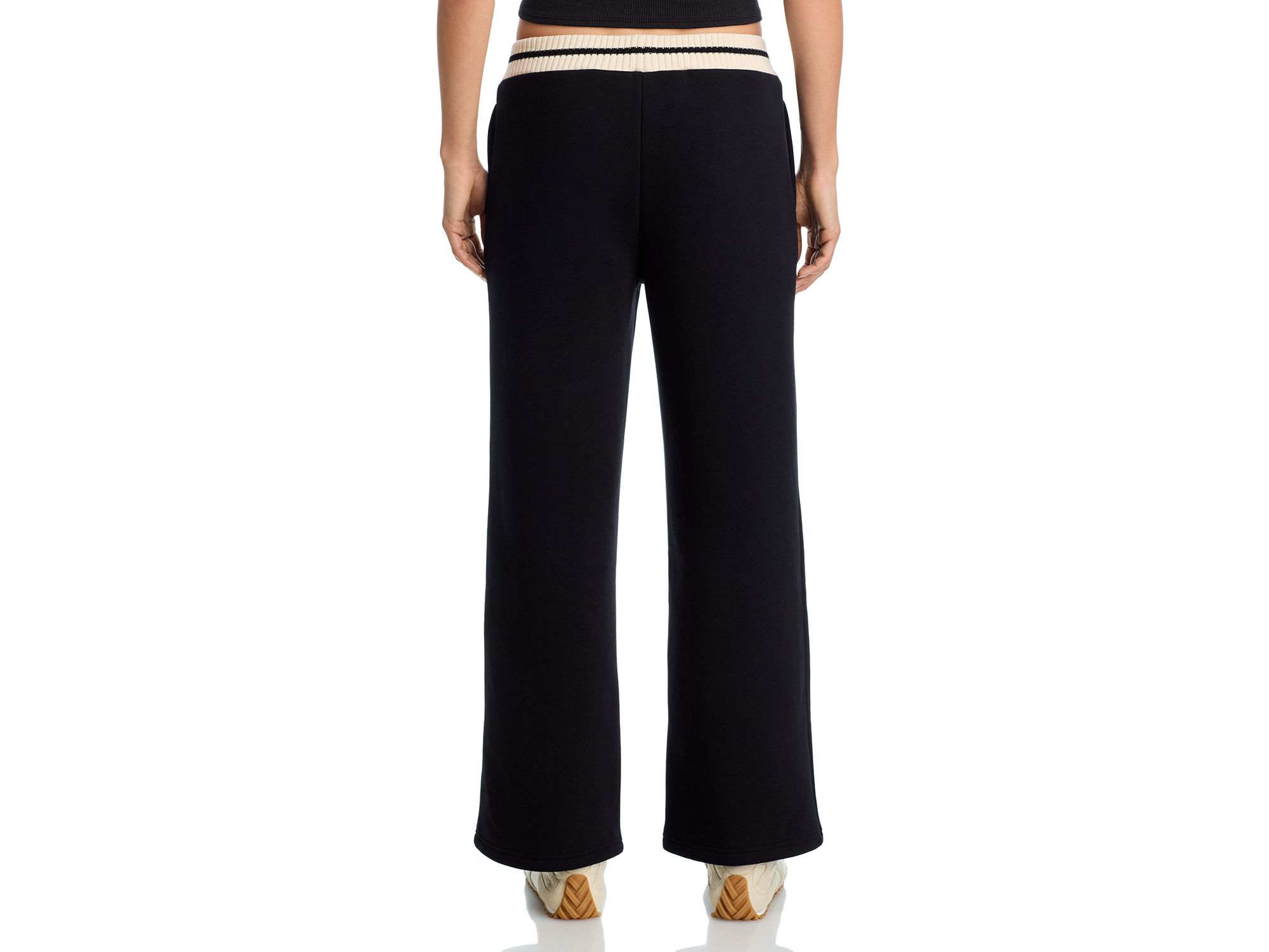 x Von Dutch Striped Rib Crewneck Pullover & Wide Leg Pants — Image 7