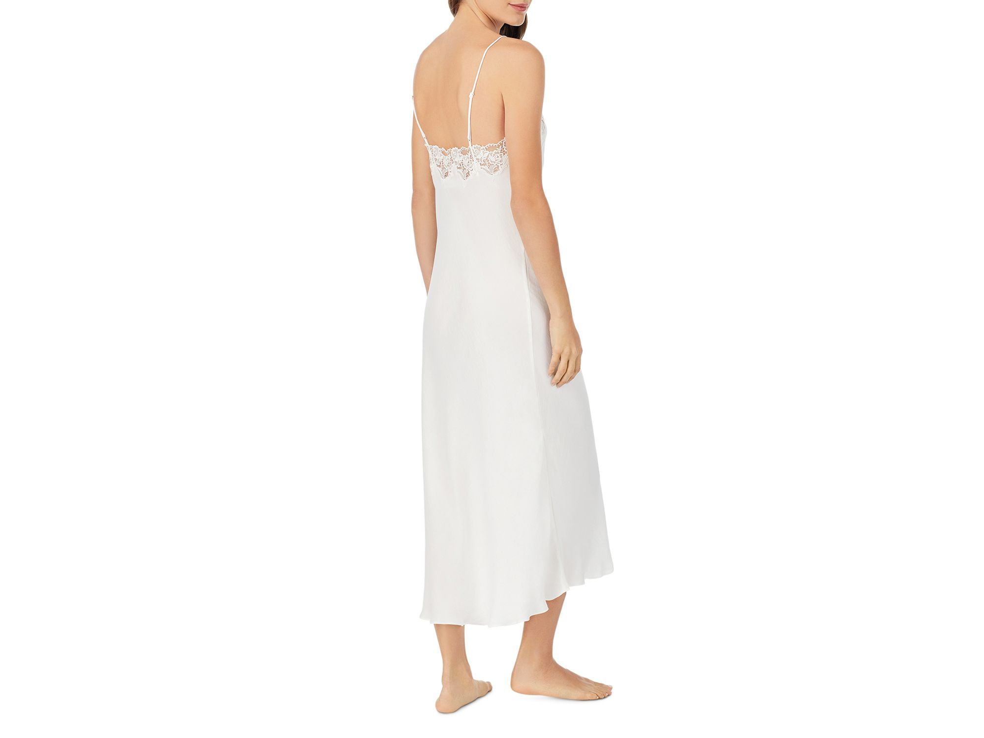 Sleeveless Satin Nightgown — Image 4