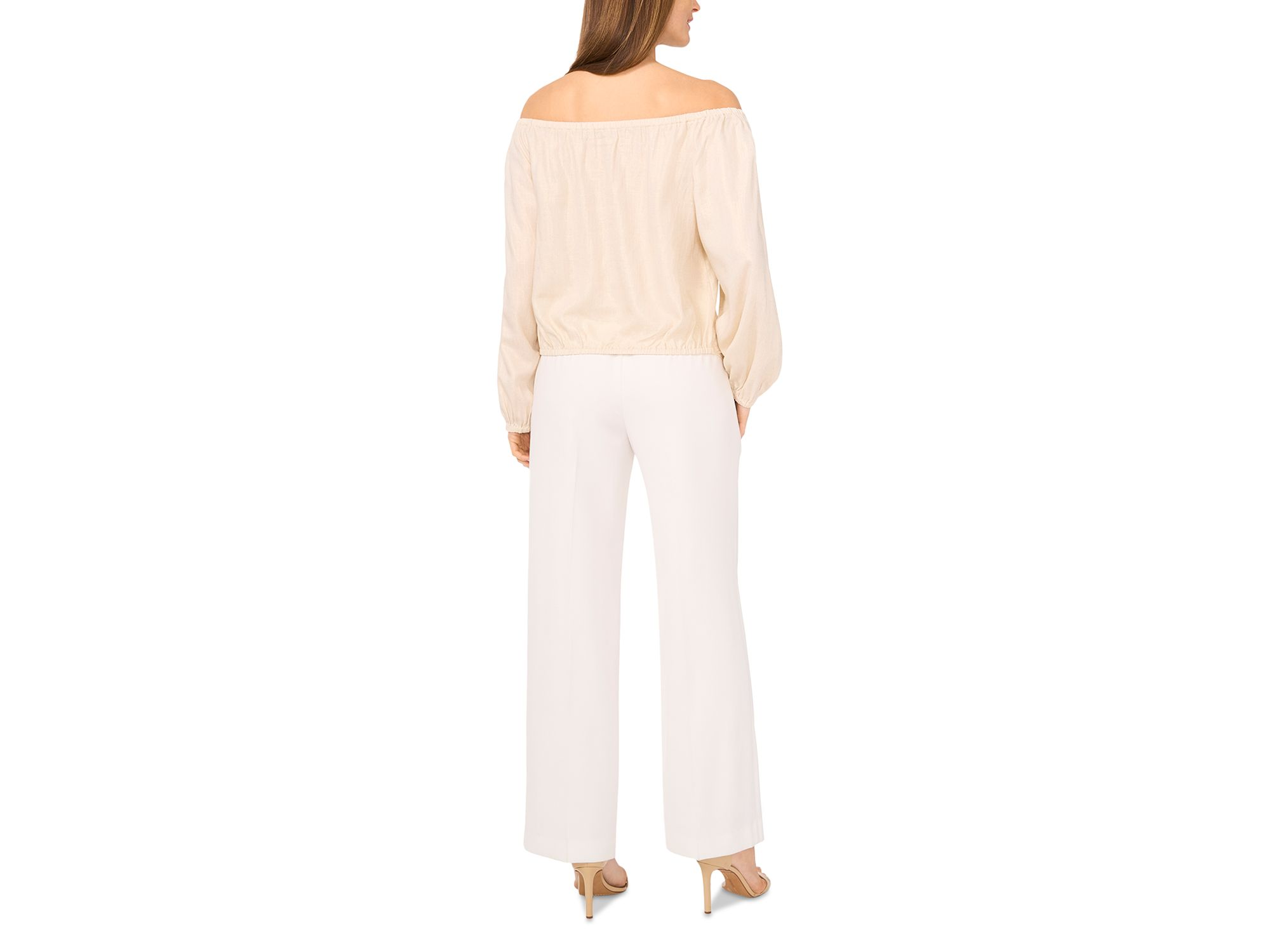 Off The Shoulder Tie Hem Top — Image 4