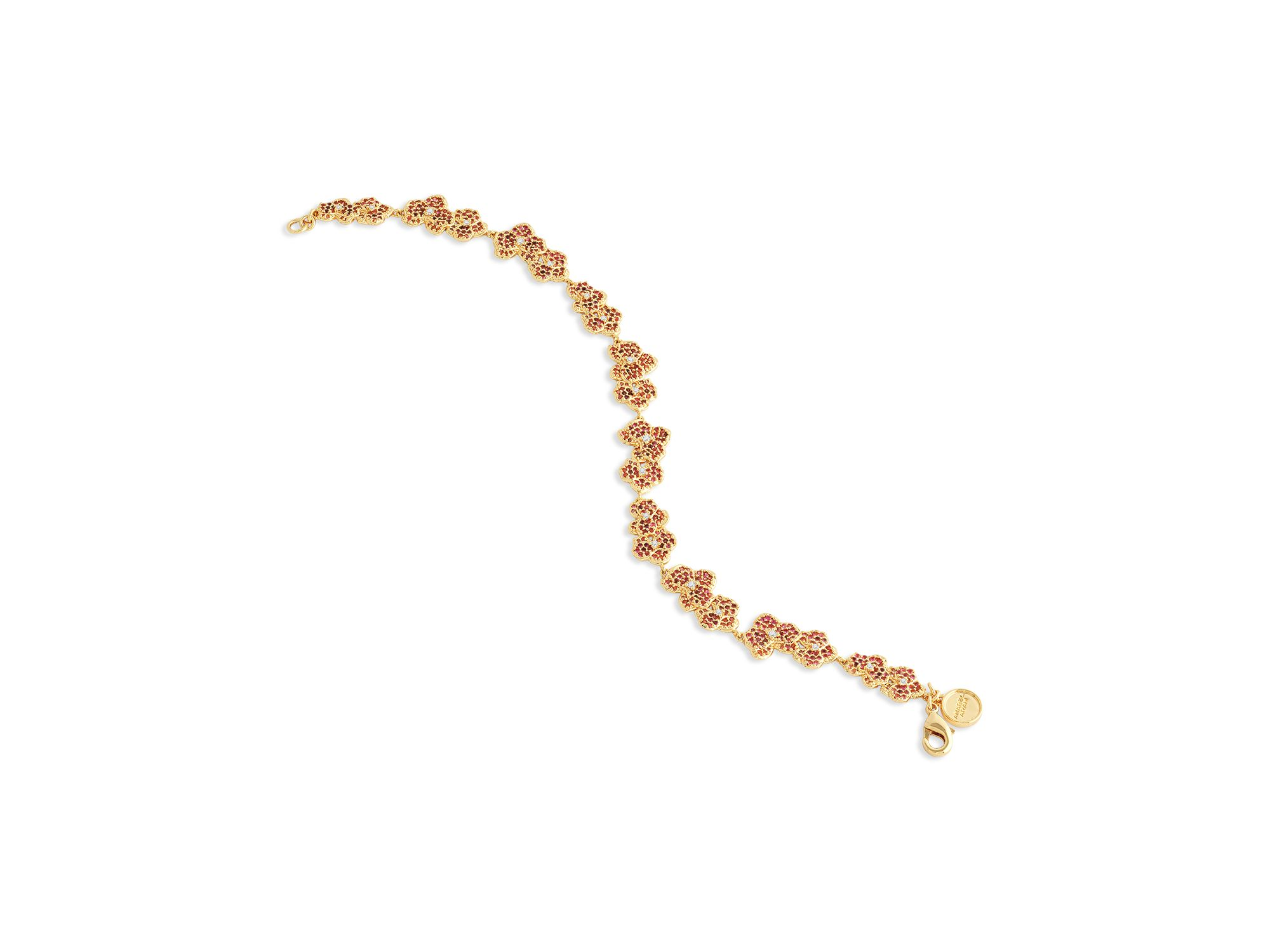 Pavé Orchid Tennis Bracelet — Image 3