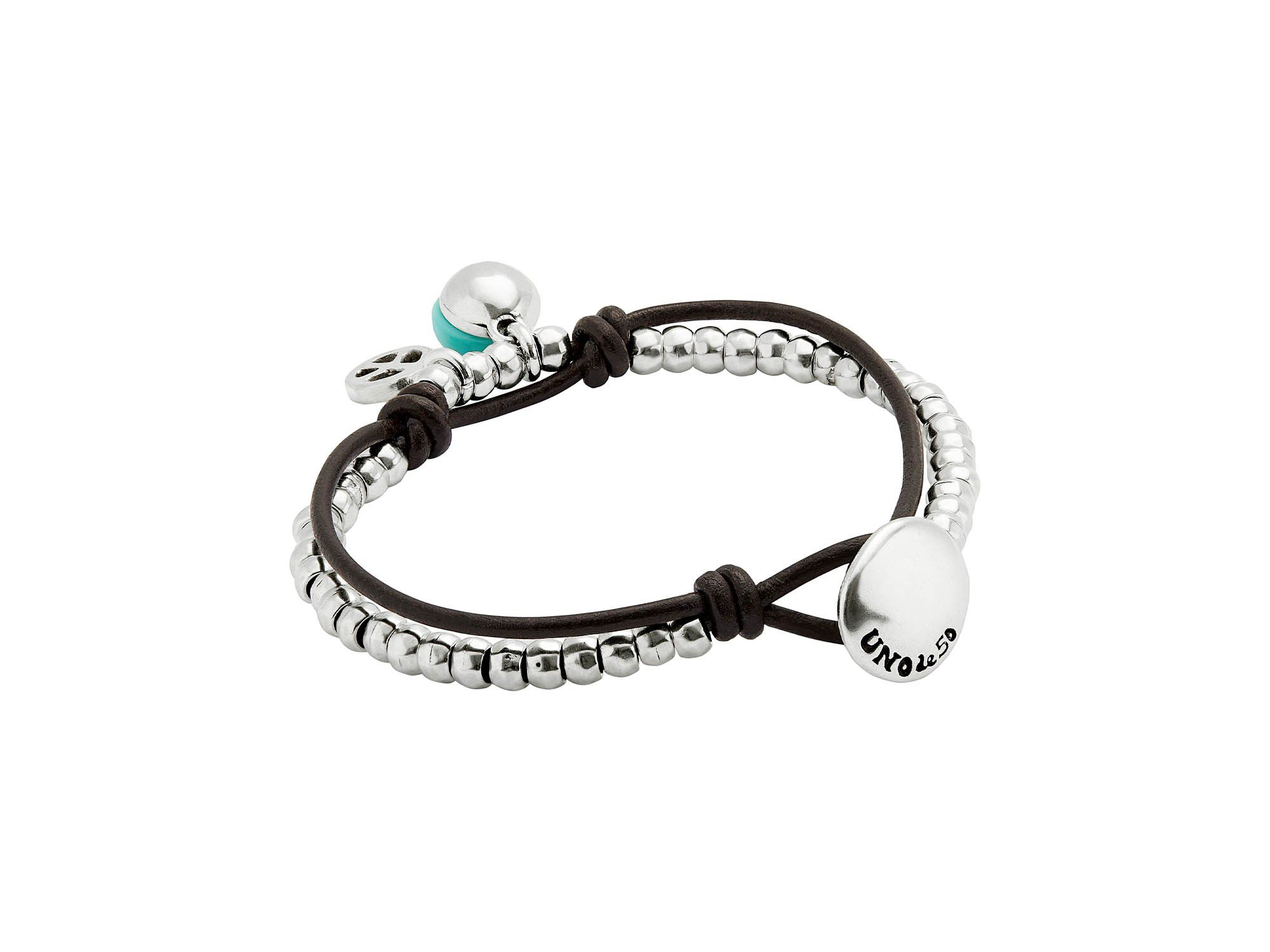 Turquoise Murano Bead Strap Bracelet — Image 4