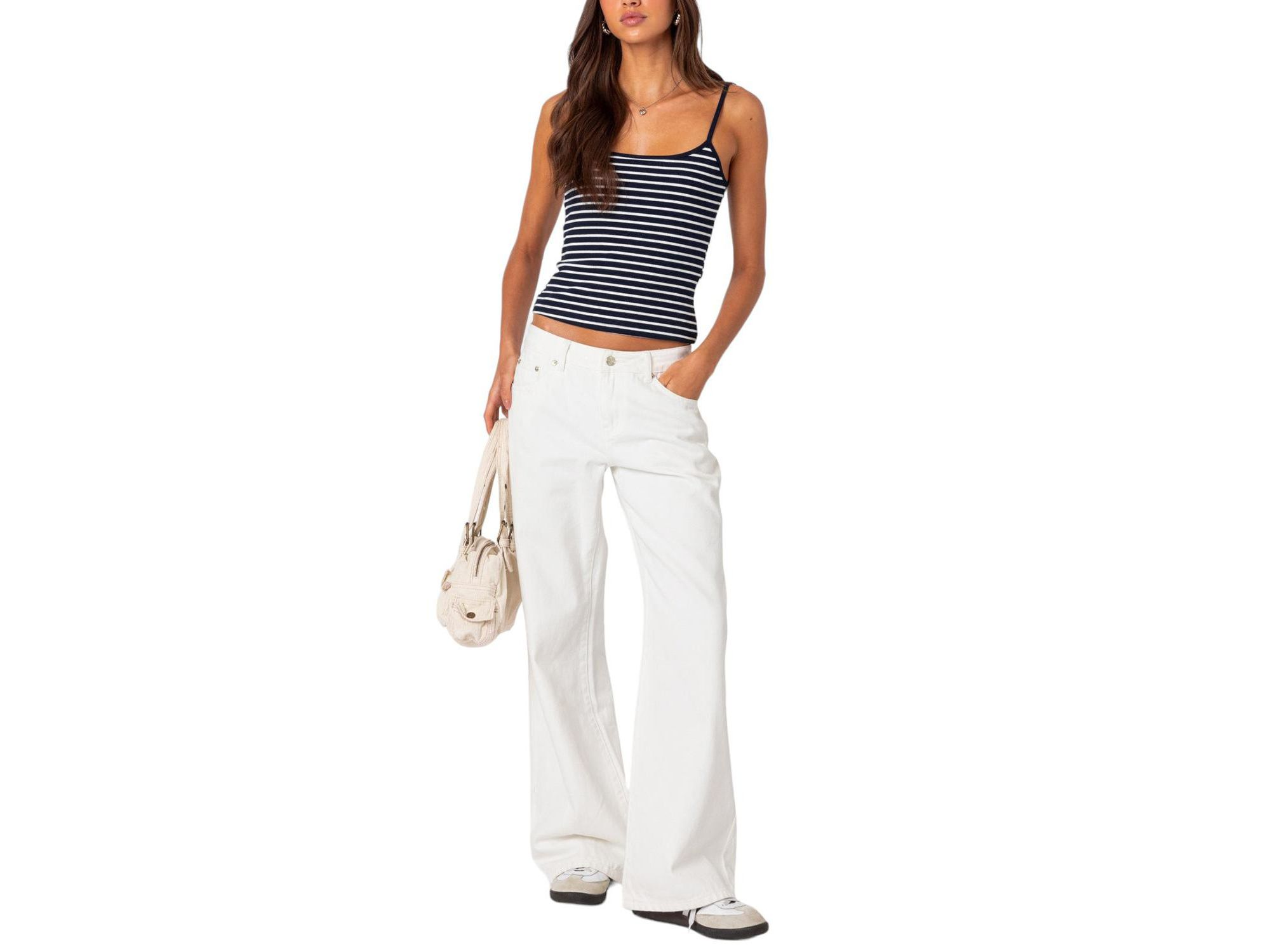 Gretta Striped Ribbed Tank Top — Image 5