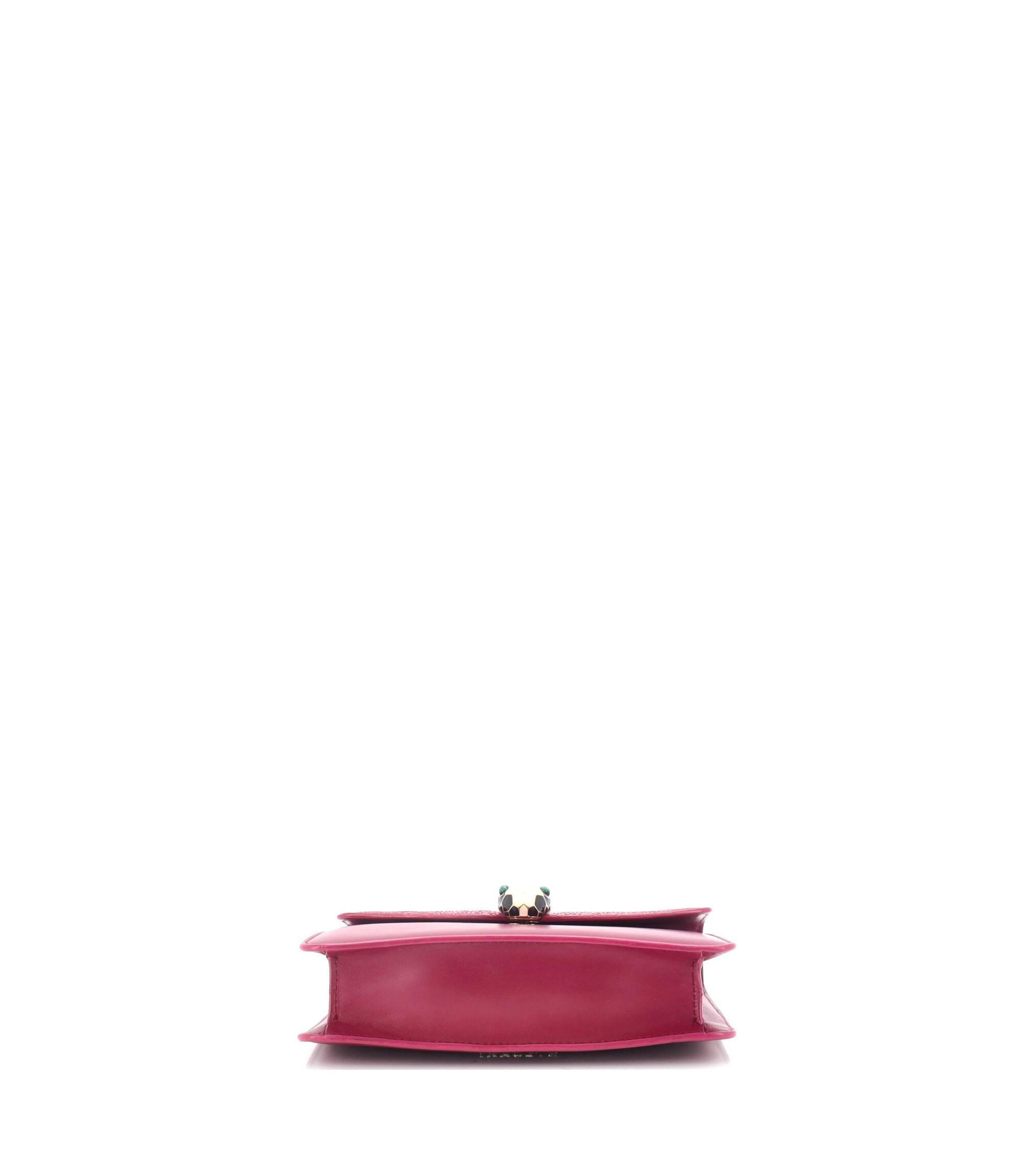 Serpenti Forever Square Shoulder Bag Leather and Stingray — Image 6
