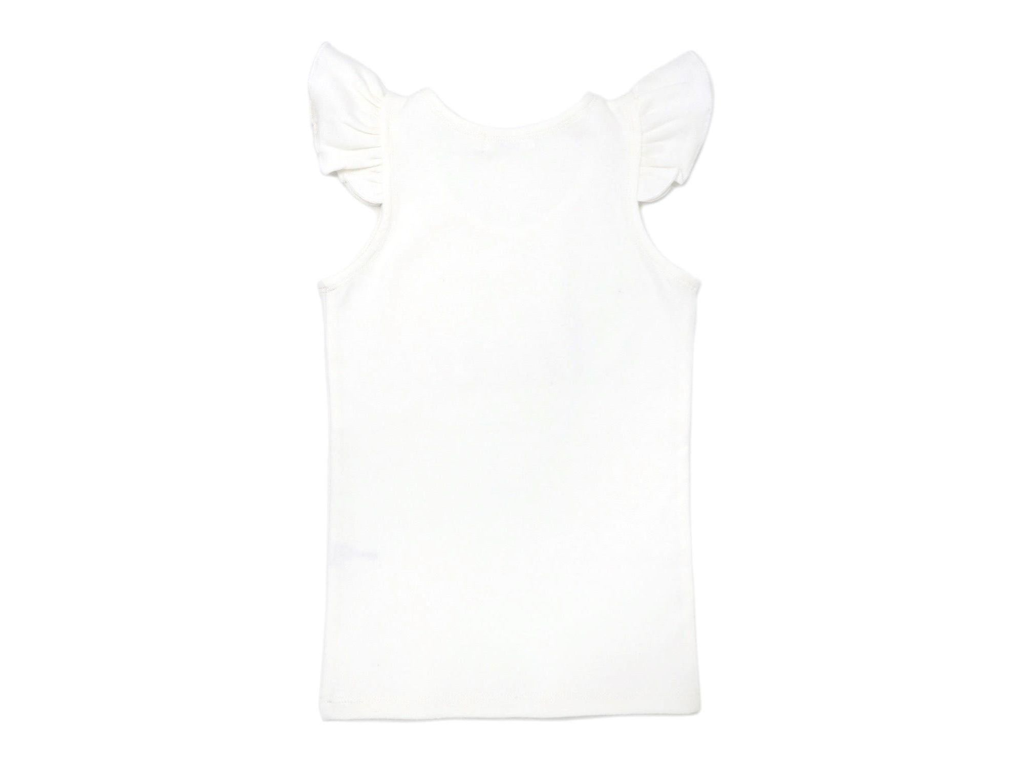 Girls' Flutter Sleeve "big sis" Pink Sparkle Embroidered Tank - Little Kid — Image 3