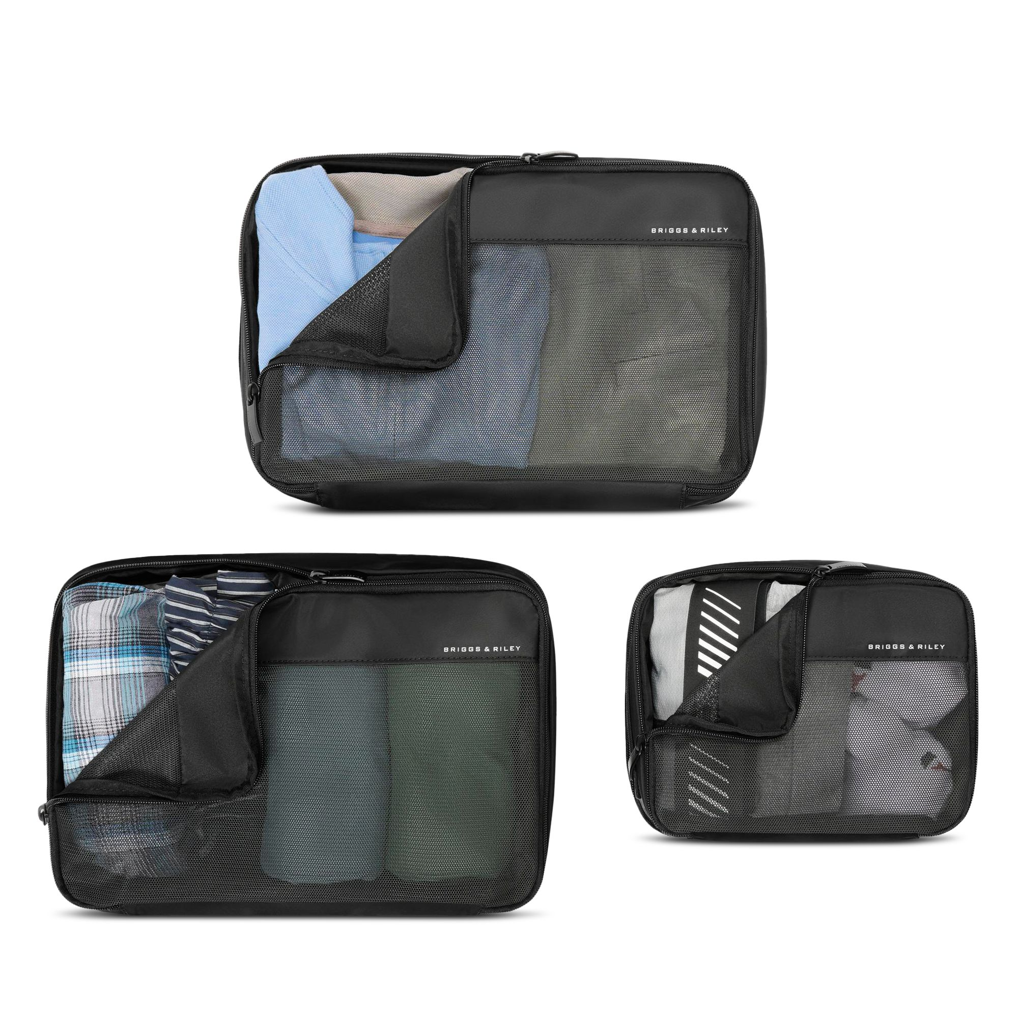 Travel Essentials 3 Piece Carry On Packing Cube Set — Image 5