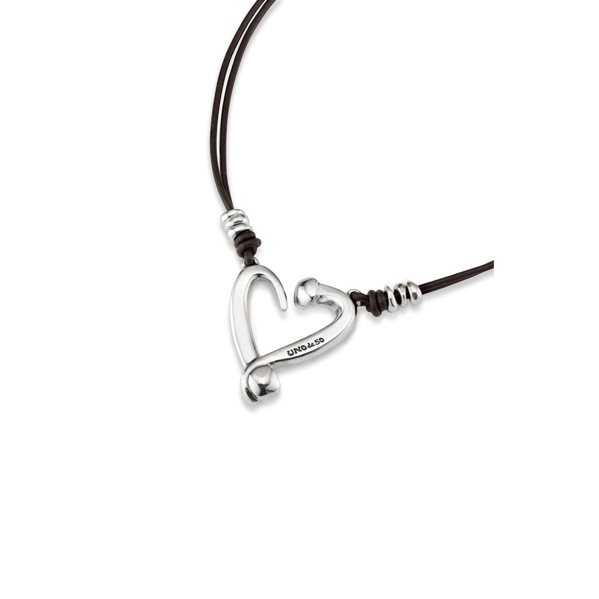 Dual Strap Heart Pendant Necklace — Image 4