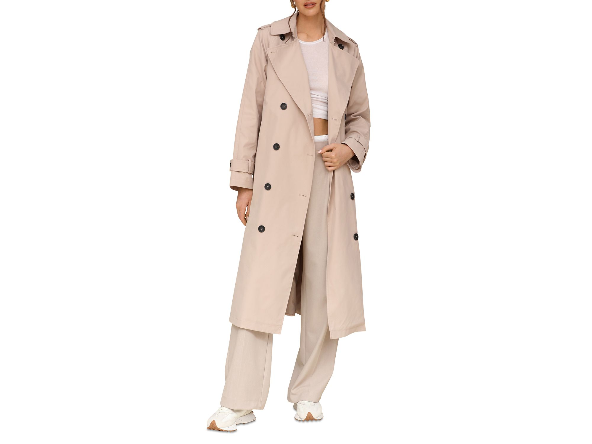 Belted City Trench Coat — Image 8