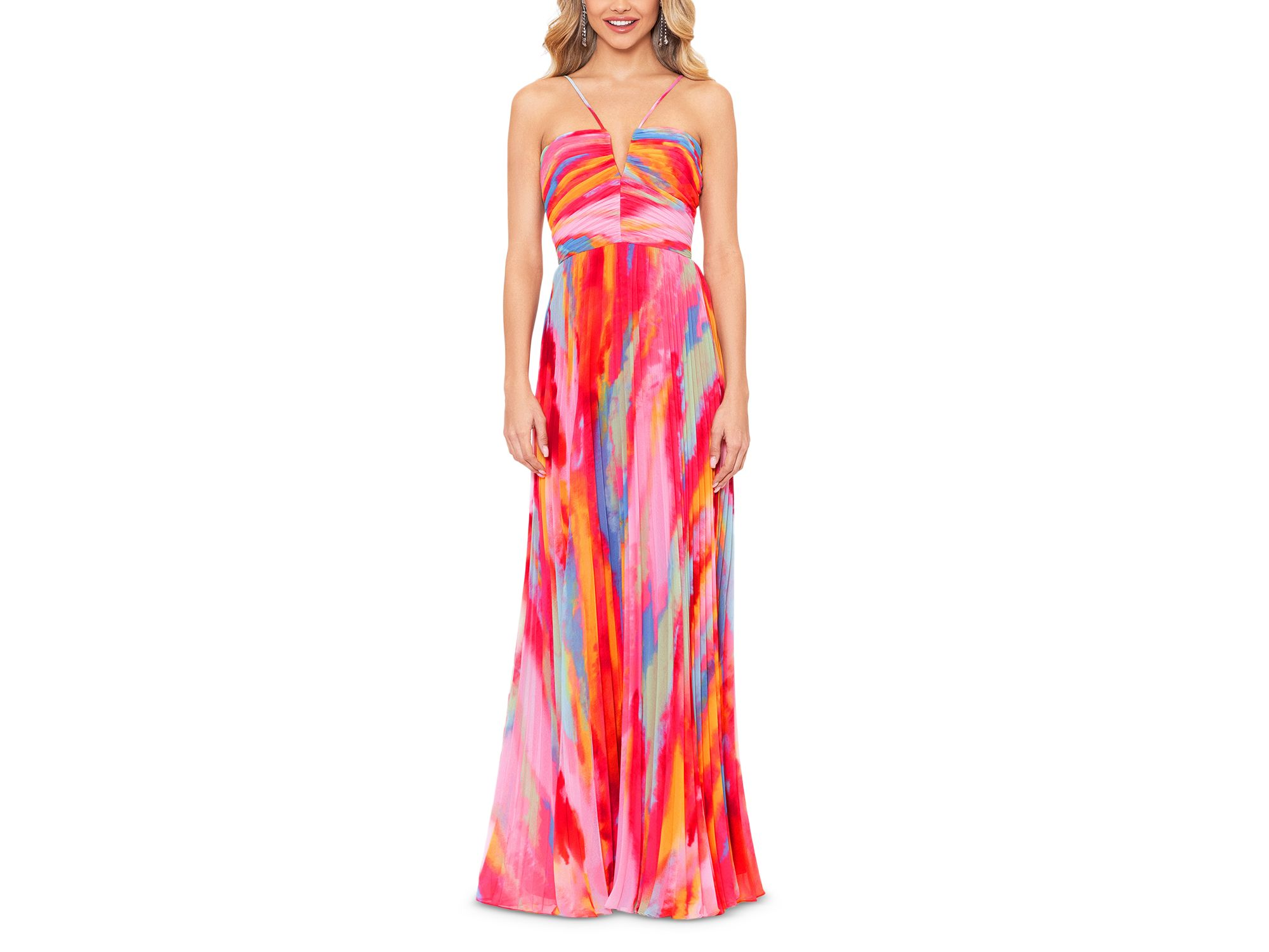 Pleated Gown - Exclusive — Image 3