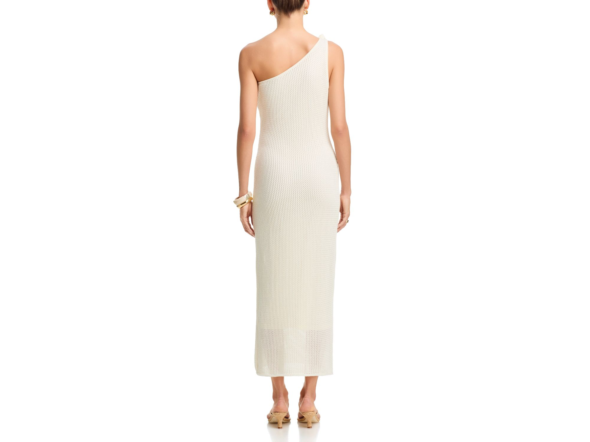 Crochet 3D Flower Midi Dress - Exclusive — Image 3