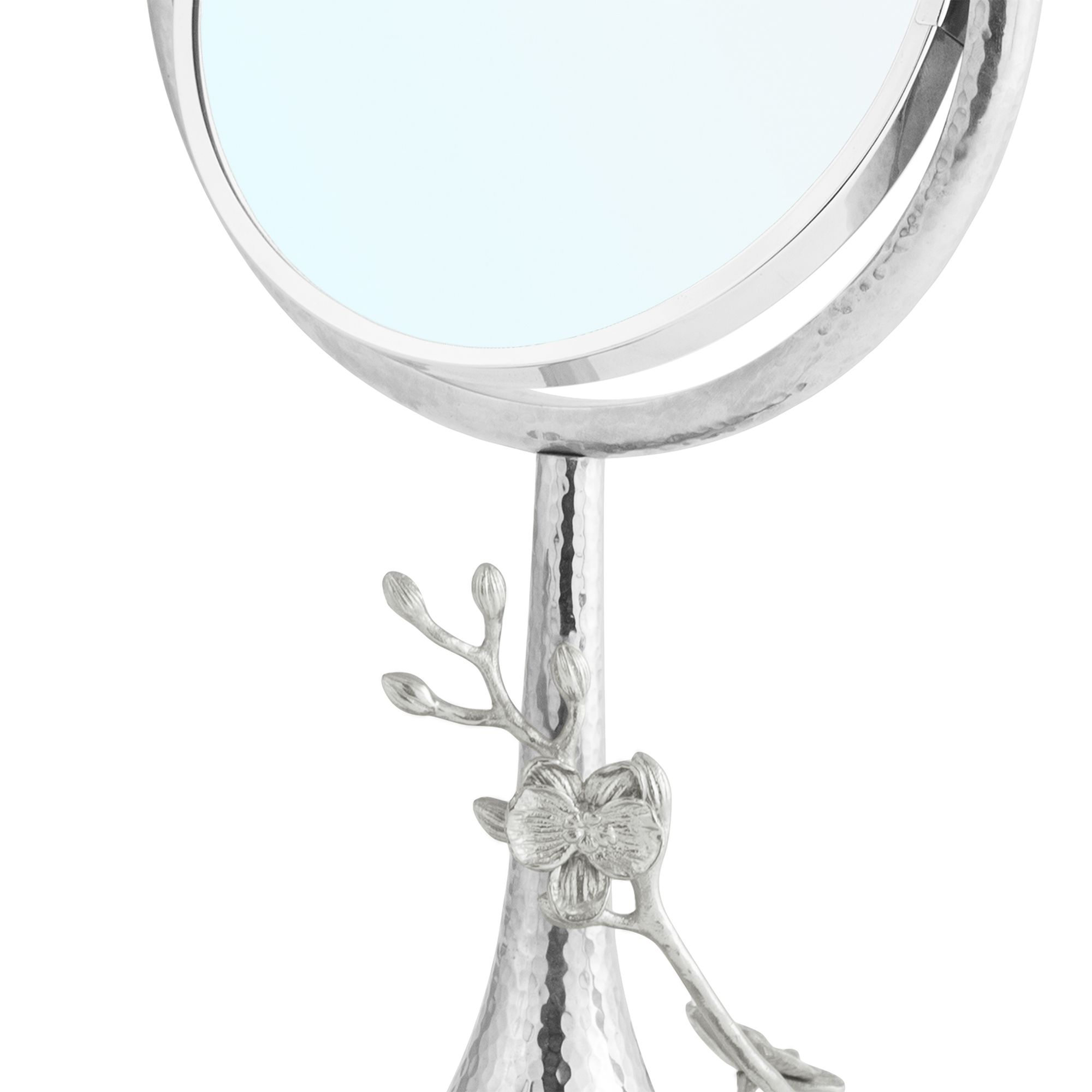 White Orchid Vanity Mirror — Image 3