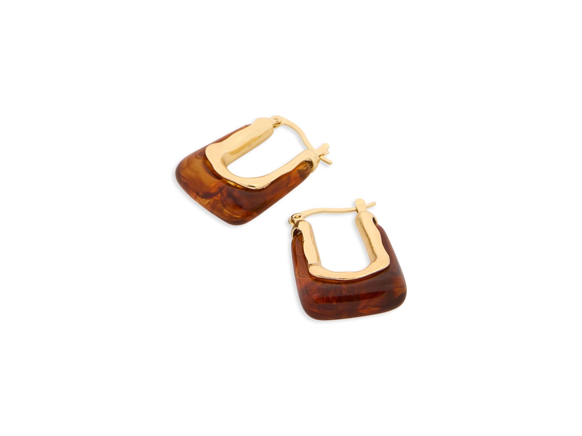 Resin Hoop Earrings - Exclusive — Image 3