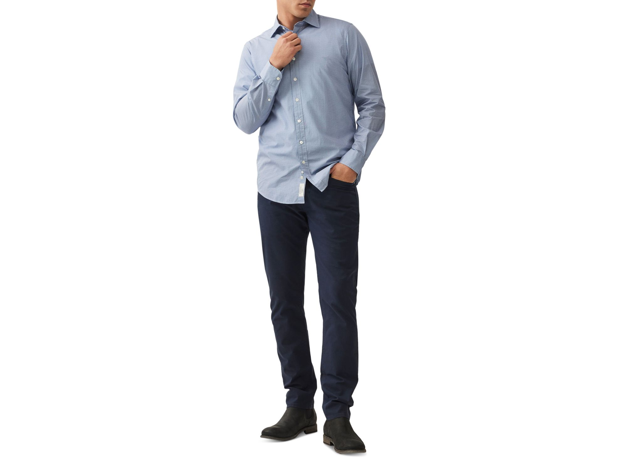 Glenhope Slim Fit Button Front Shirt — Image 3
