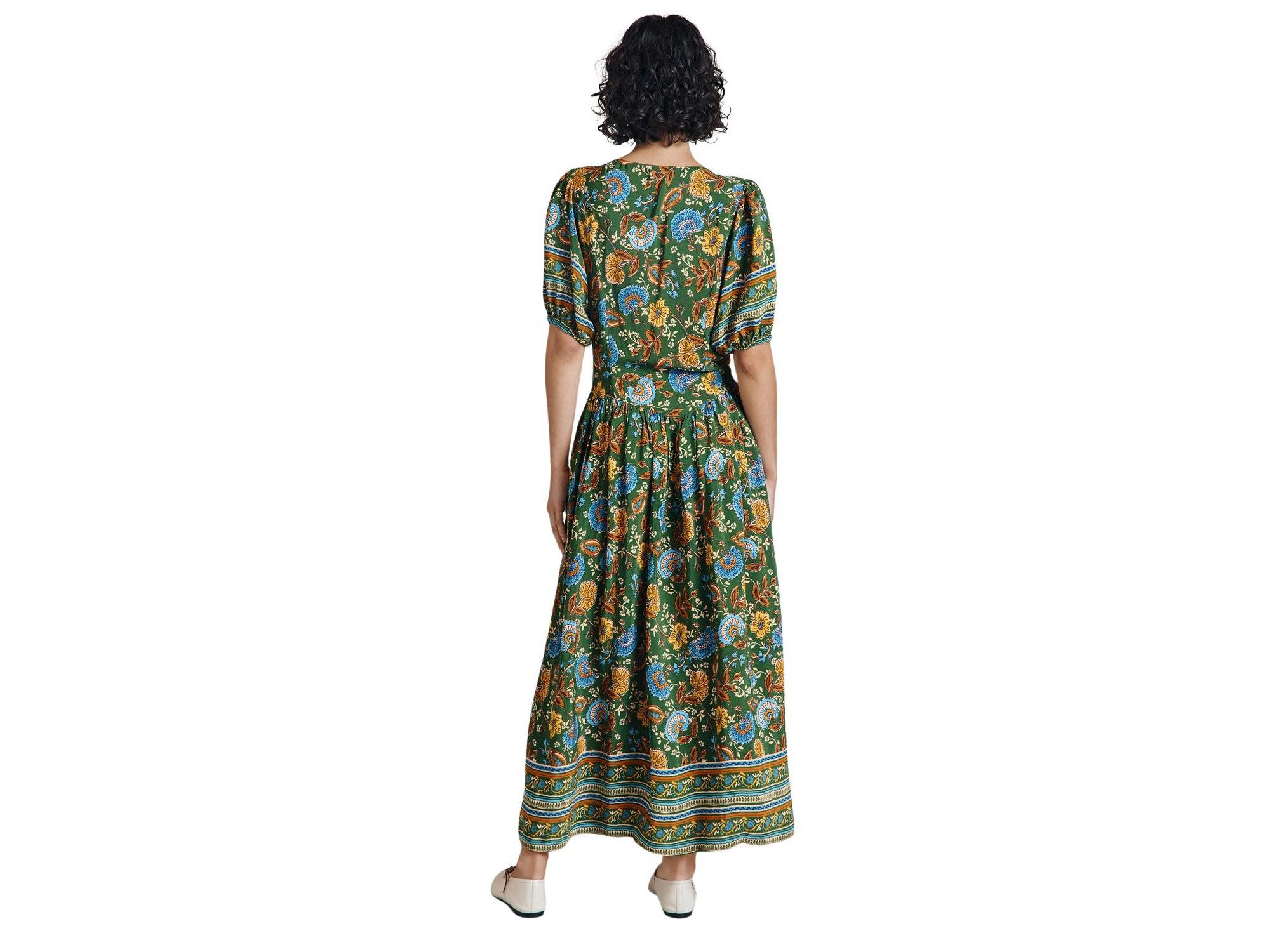 Christy Crepe Midi Tea Dress — Image 3