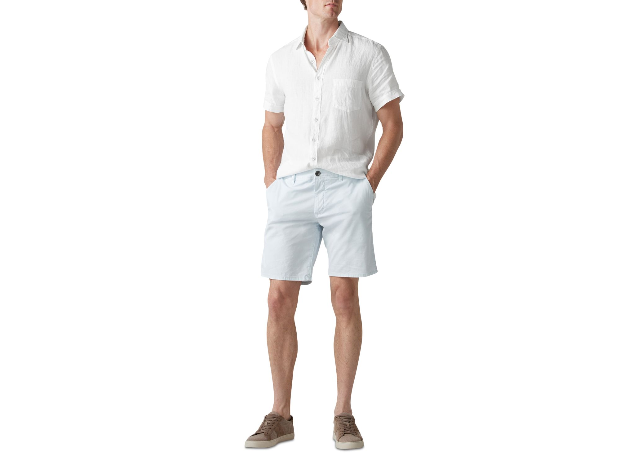 Ellerslie Linen Textured Classic Fit Button-Up Shirt — Image 5