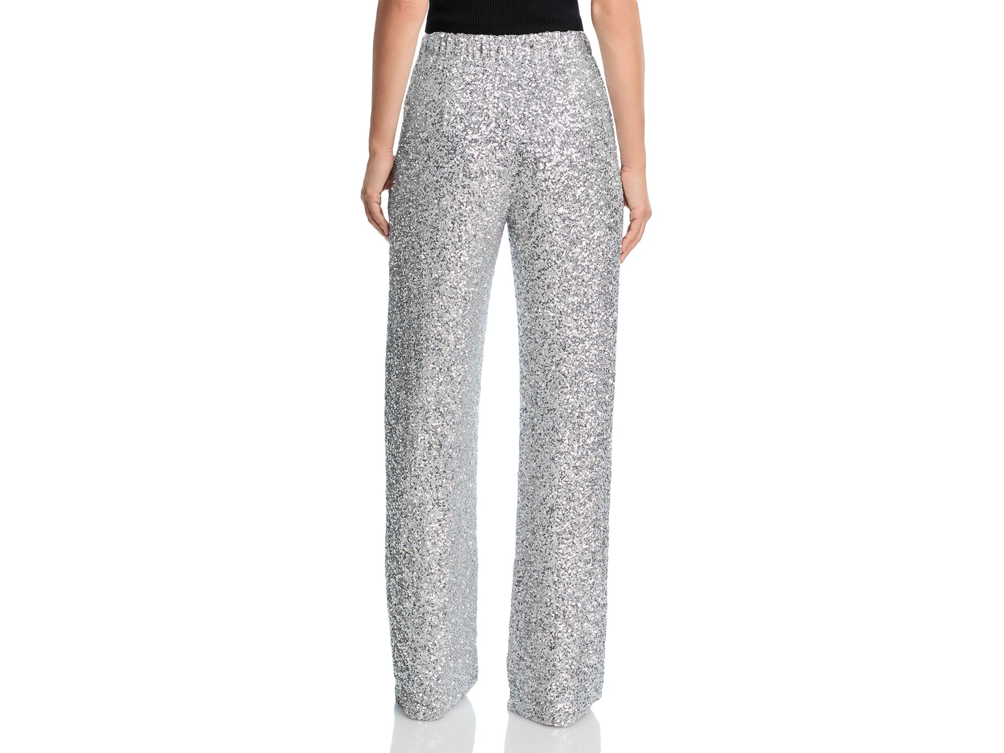 Sequin Wide Leg Pants - Exclusive — Image 3