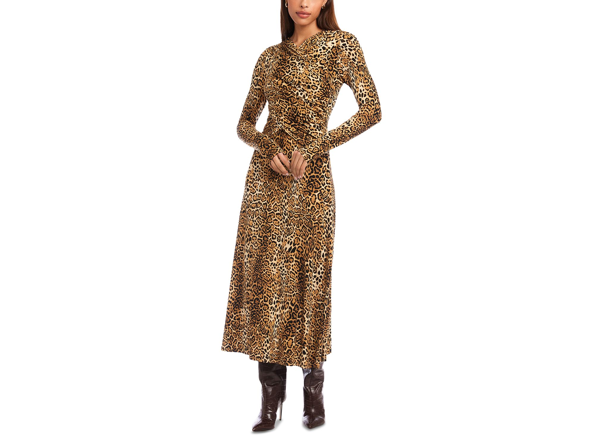 Kourtney Cross Front Midi Dress — Image 6
