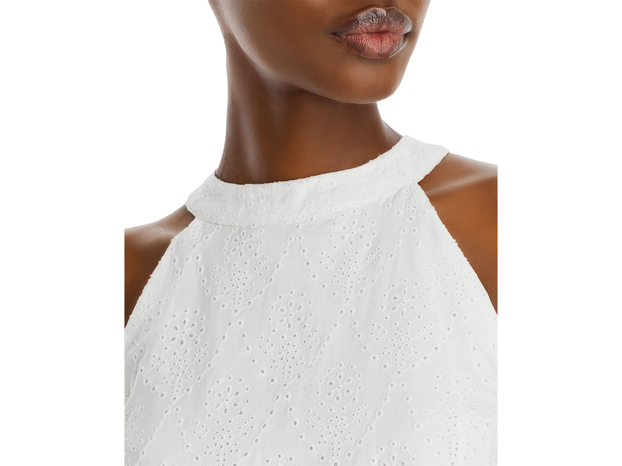 Sleeveless Eyelet Top - Exclusive — Image 3
