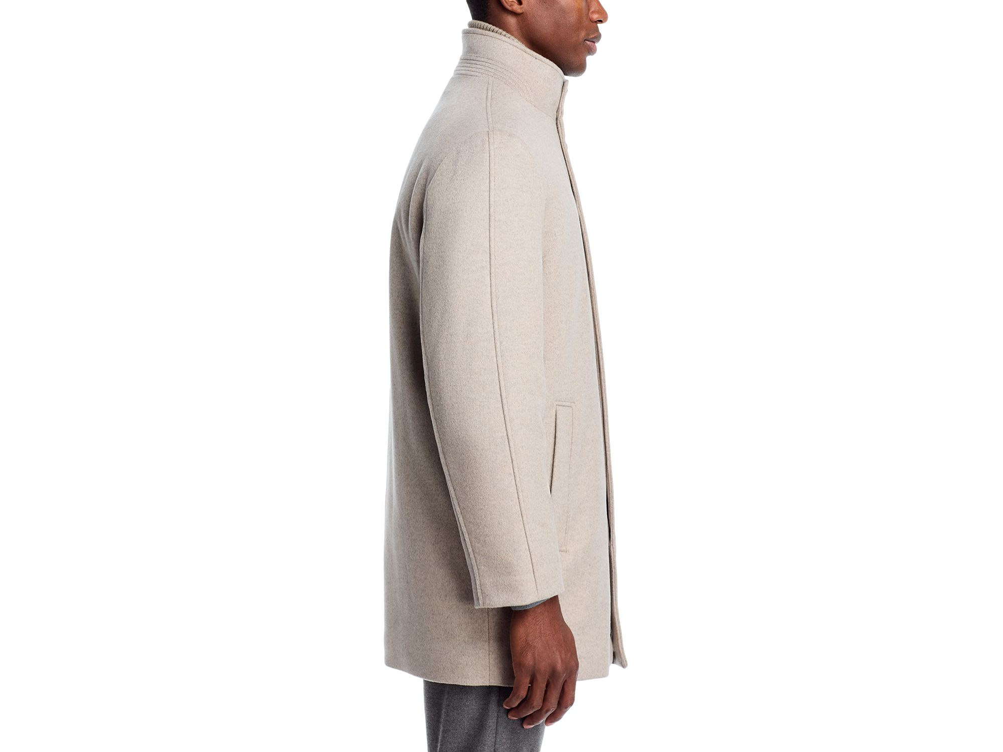 Mont Royal Wool & Cashmere Regular Fit Car Coat — Image 6