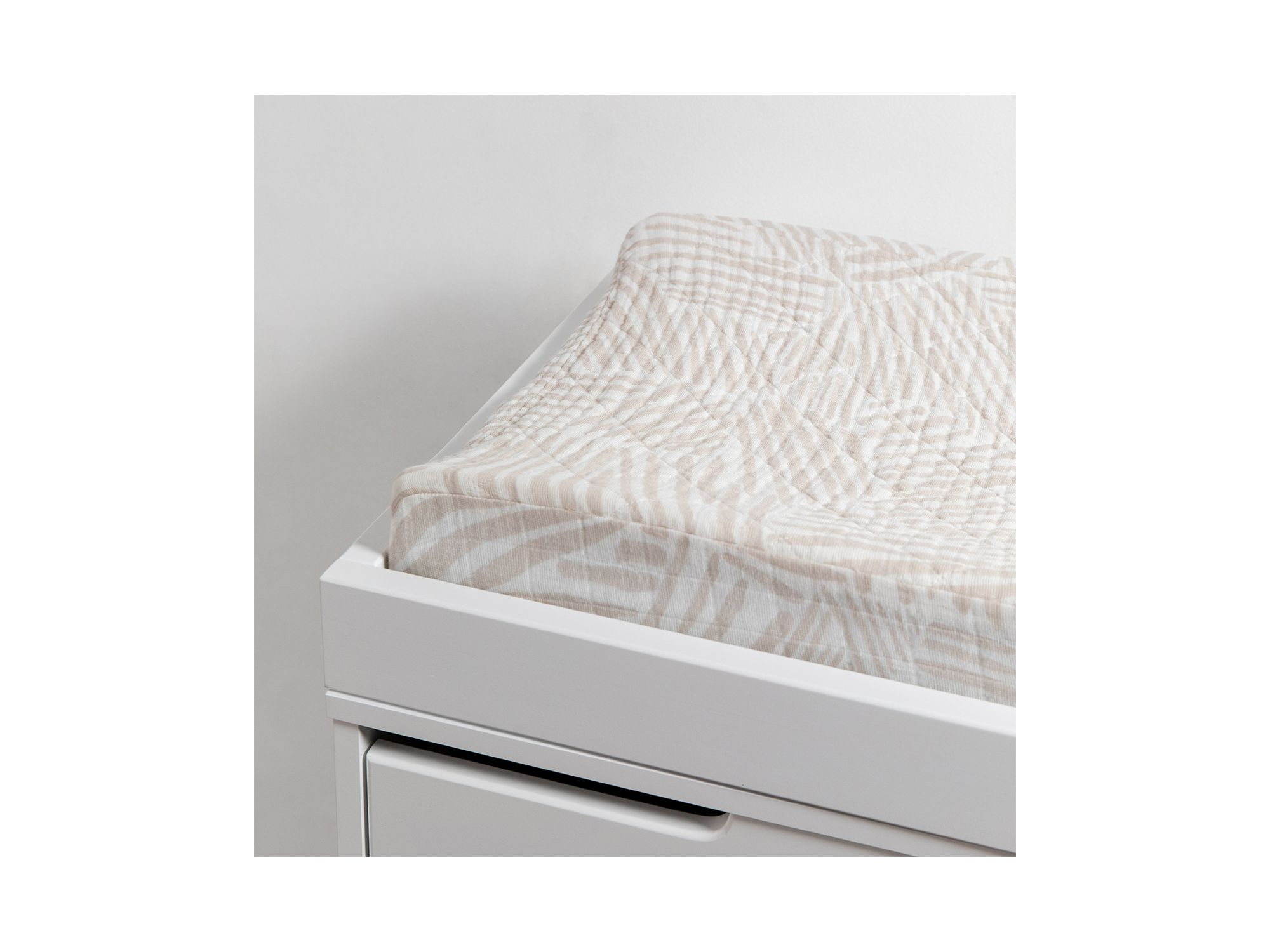 Quilted Changing Pad Cover in GOTS Certified Organic Muslin Cotton — Image 7