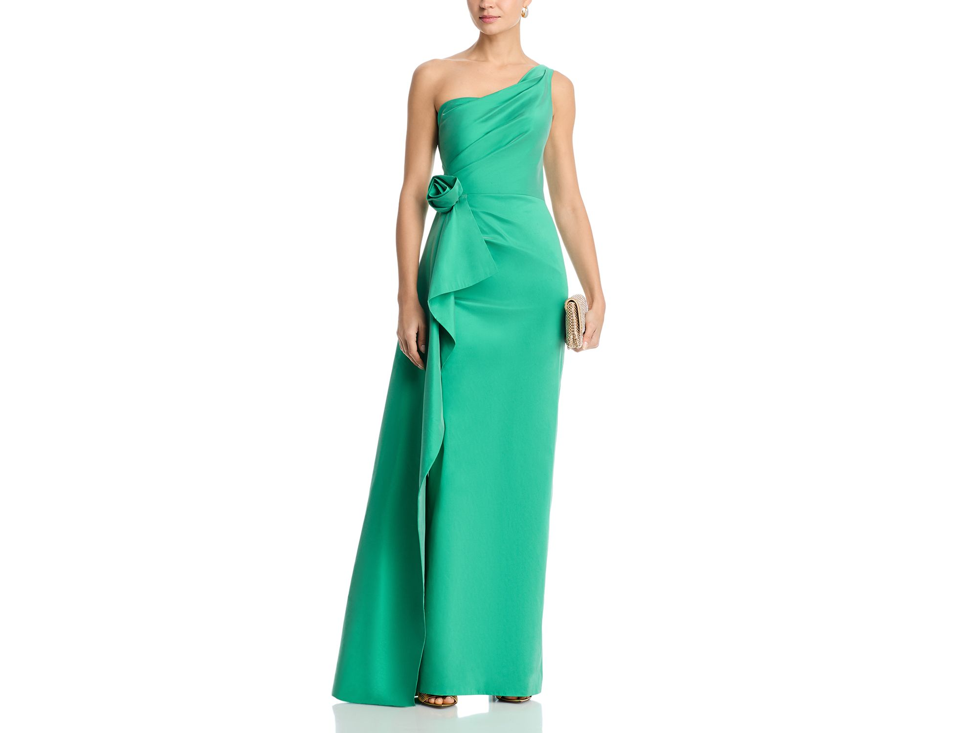 Taffeta One Shoulder Gown — Image 3