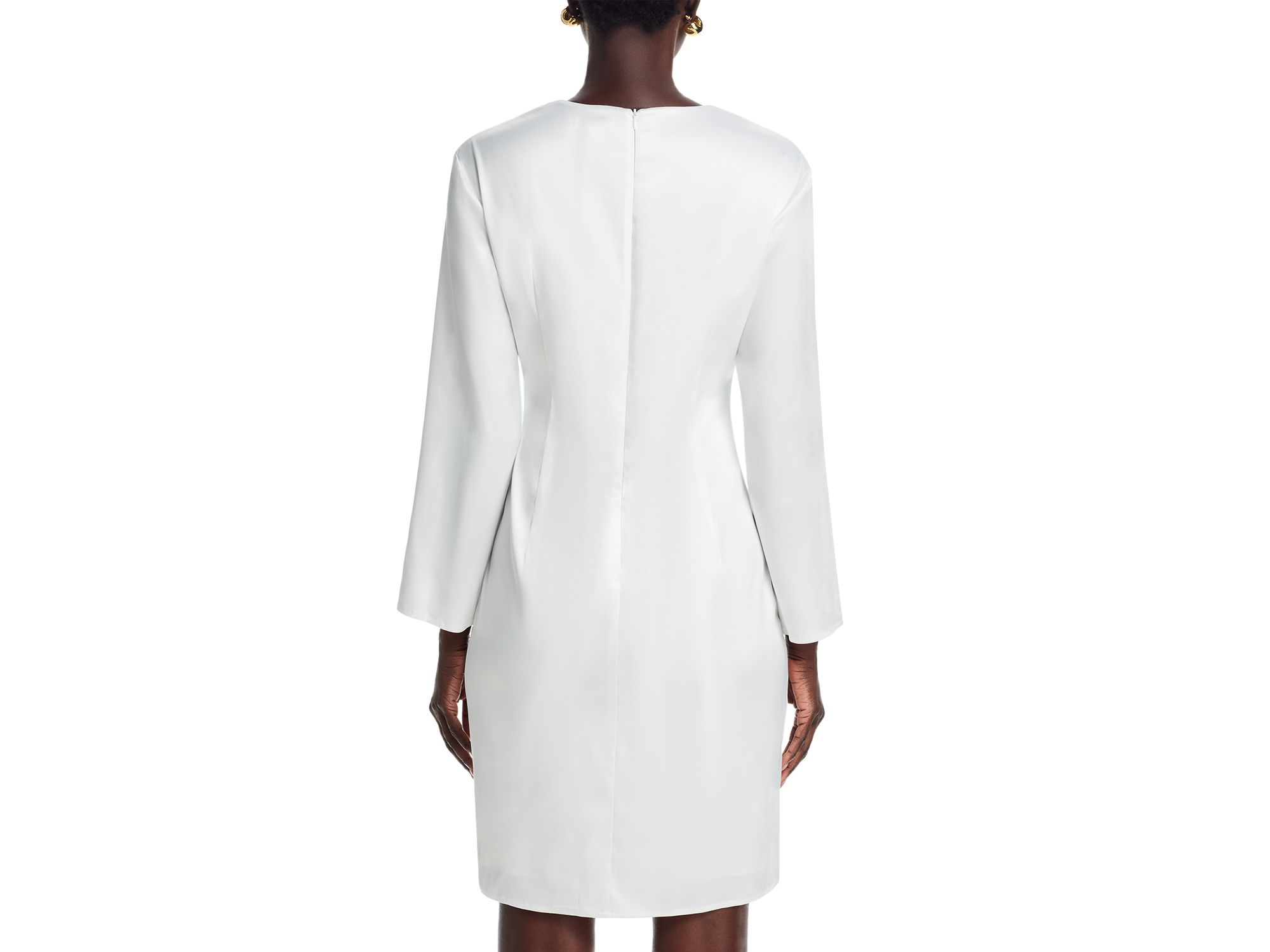 Long Sleeve Empire Waist Dress — Image 4