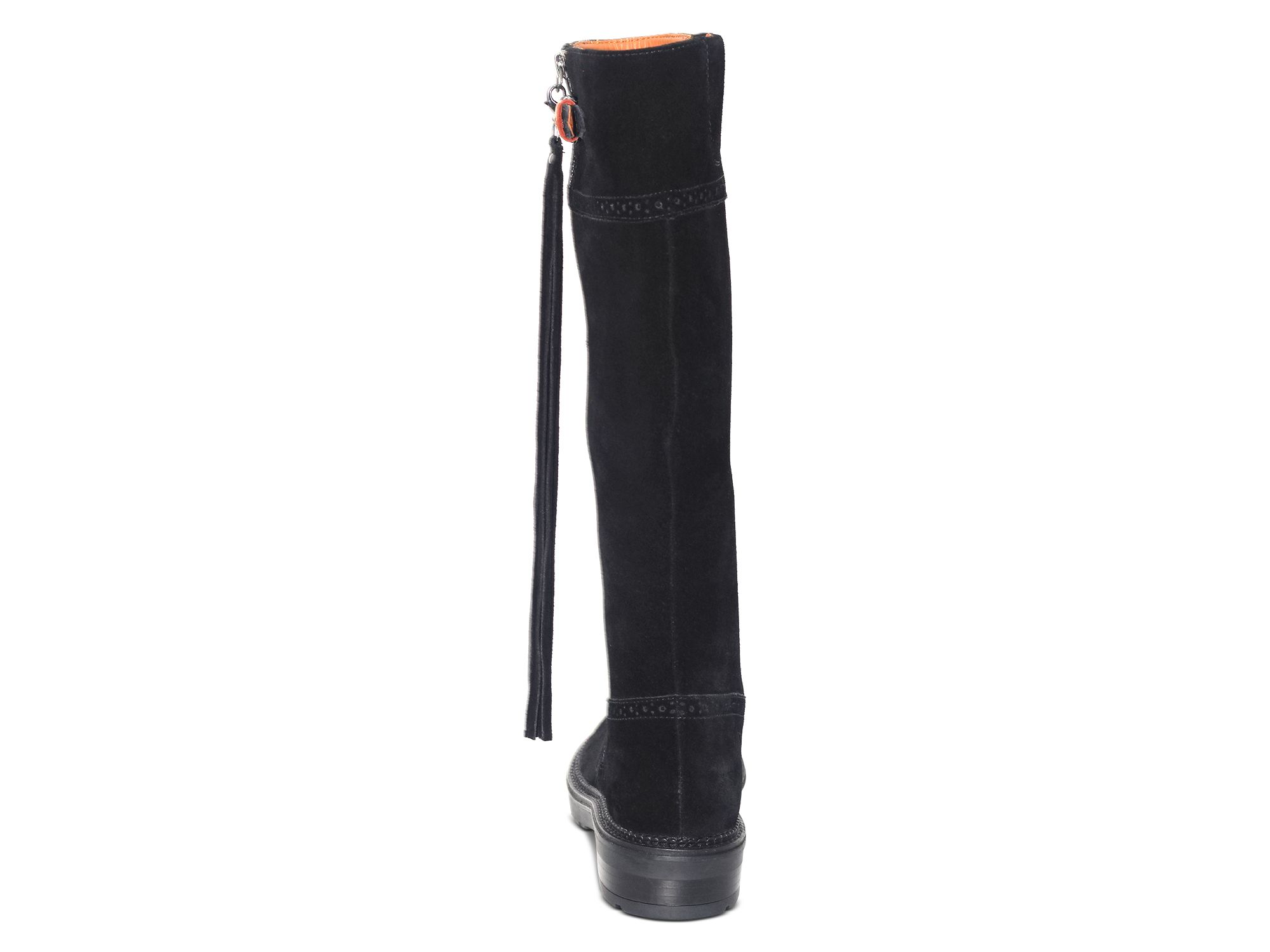 Women's Wheron Black Suede Tall Boots — Image 5