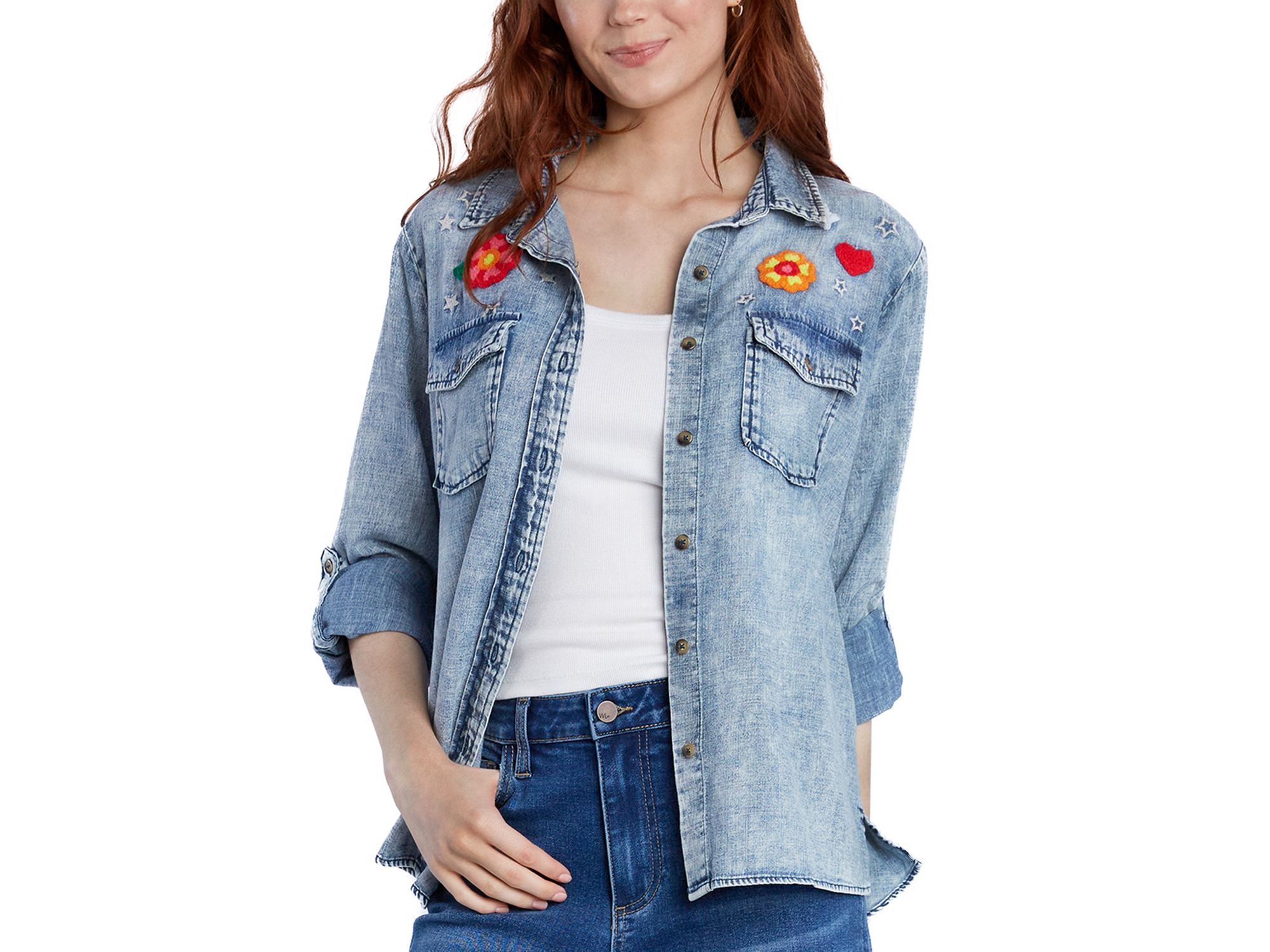 Birds of a Feather Denim Shirt — Image 4
