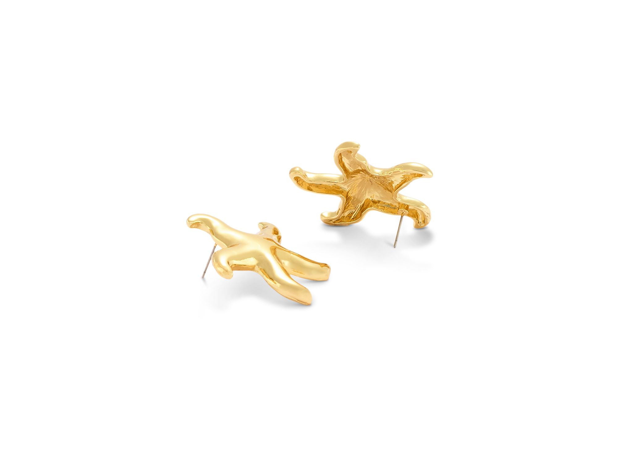 Star Drop Earrings in Gold Tone - Exclusive — Image 3