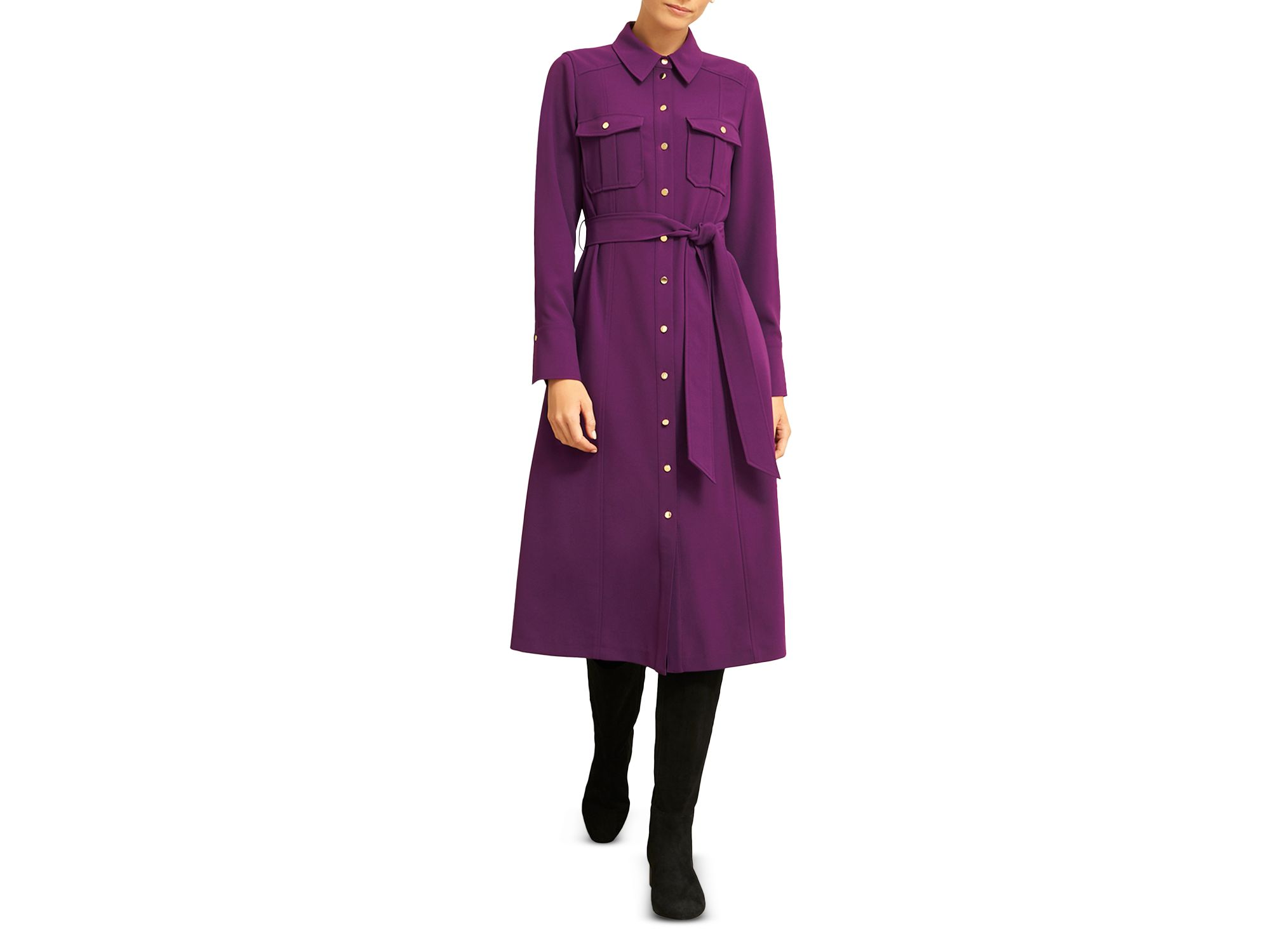 Petites Violet Dress — Image 5